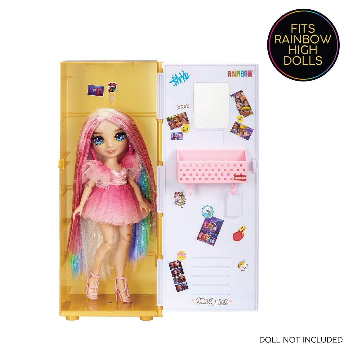 Rainbow High Locker Playset with Shelves & Accessories | Creative Toy Gift for Kids 4–12+