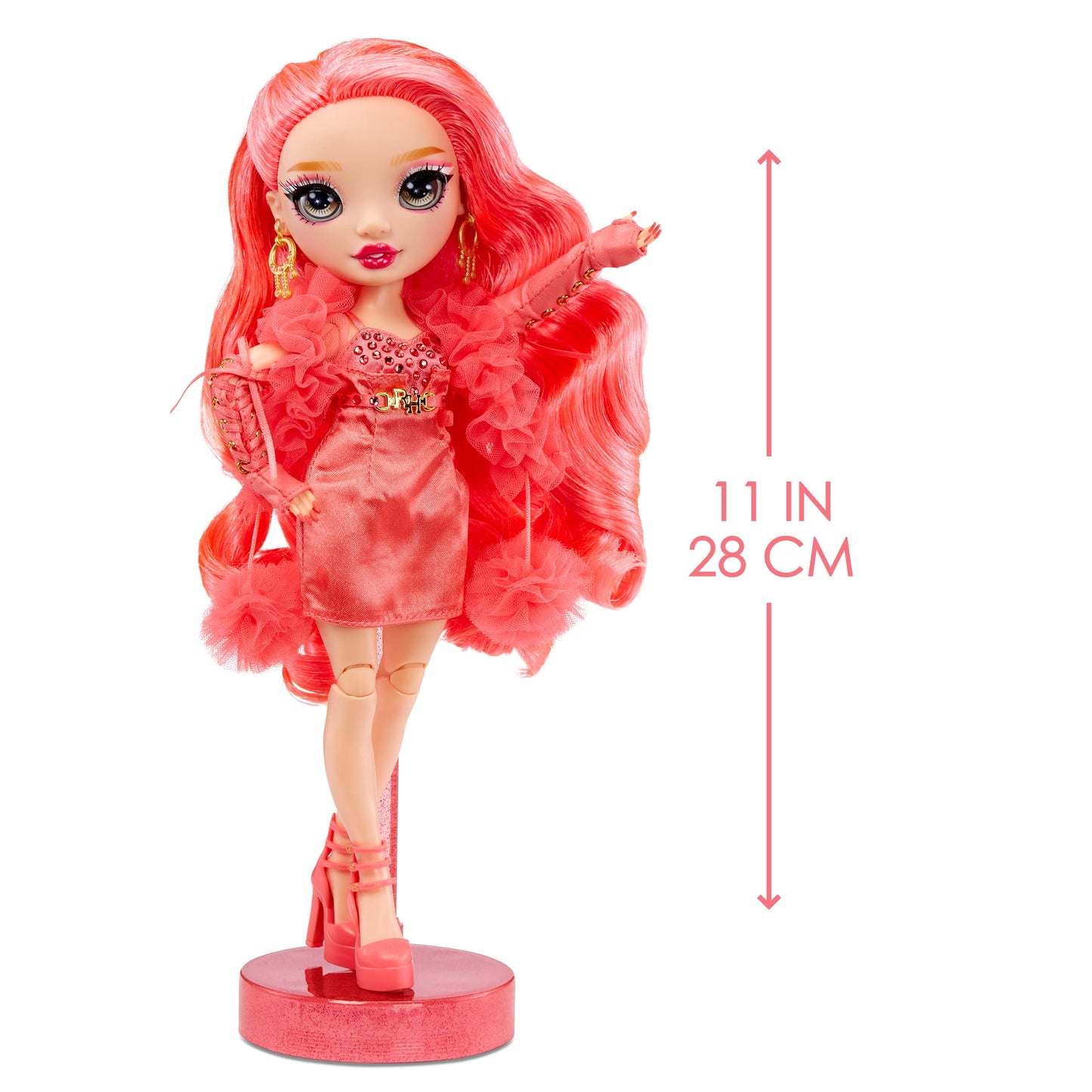 Rainbow High Priscilla - Pink Fashion Doll with 10+ Colorful Accessories | Gift for Kids 4-12