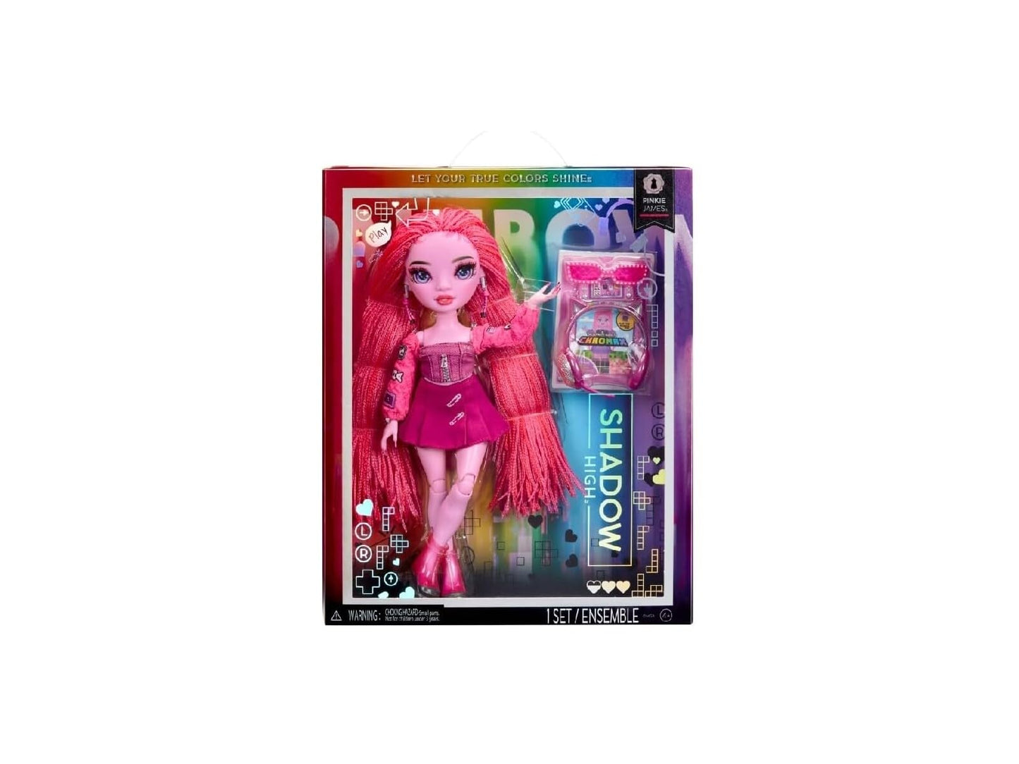 Rainbow High Shadow High Pinkie James Pink Fashion Doll & 10+ Accessories