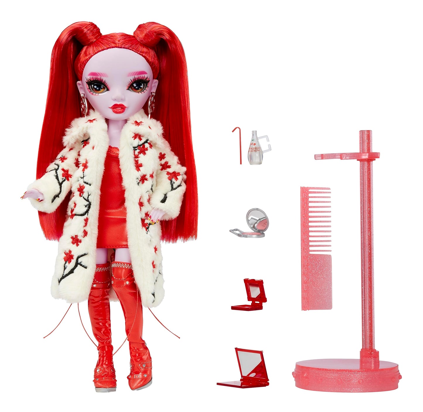 Rainbow High Shadow High Rosie - Red Fashion Doll with 10+ Colorful Accessories