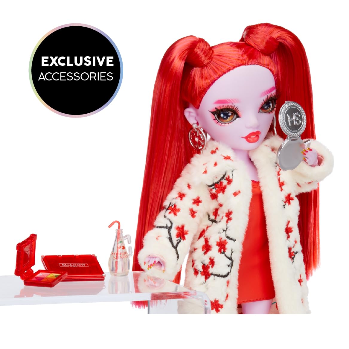 Rainbow High Shadow High Rosie - Red Fashion Doll with 10+ Colorful Accessories