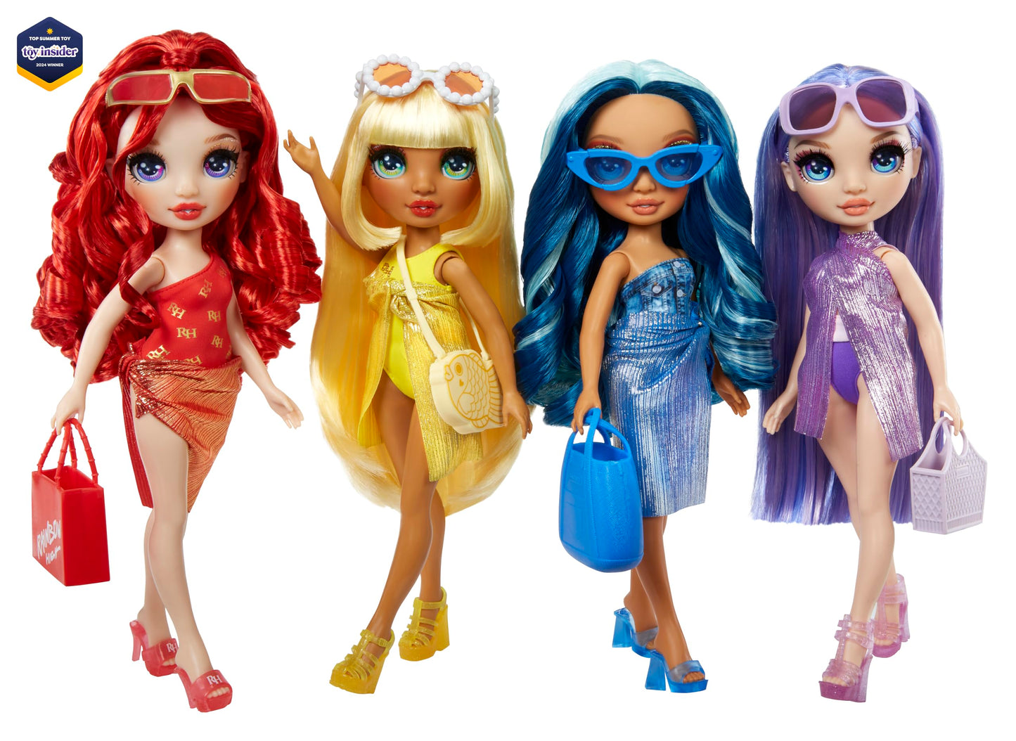 Rainbow High Skyler Swim & Style 11in Doll – 10+ Wrap Styles & Accessories