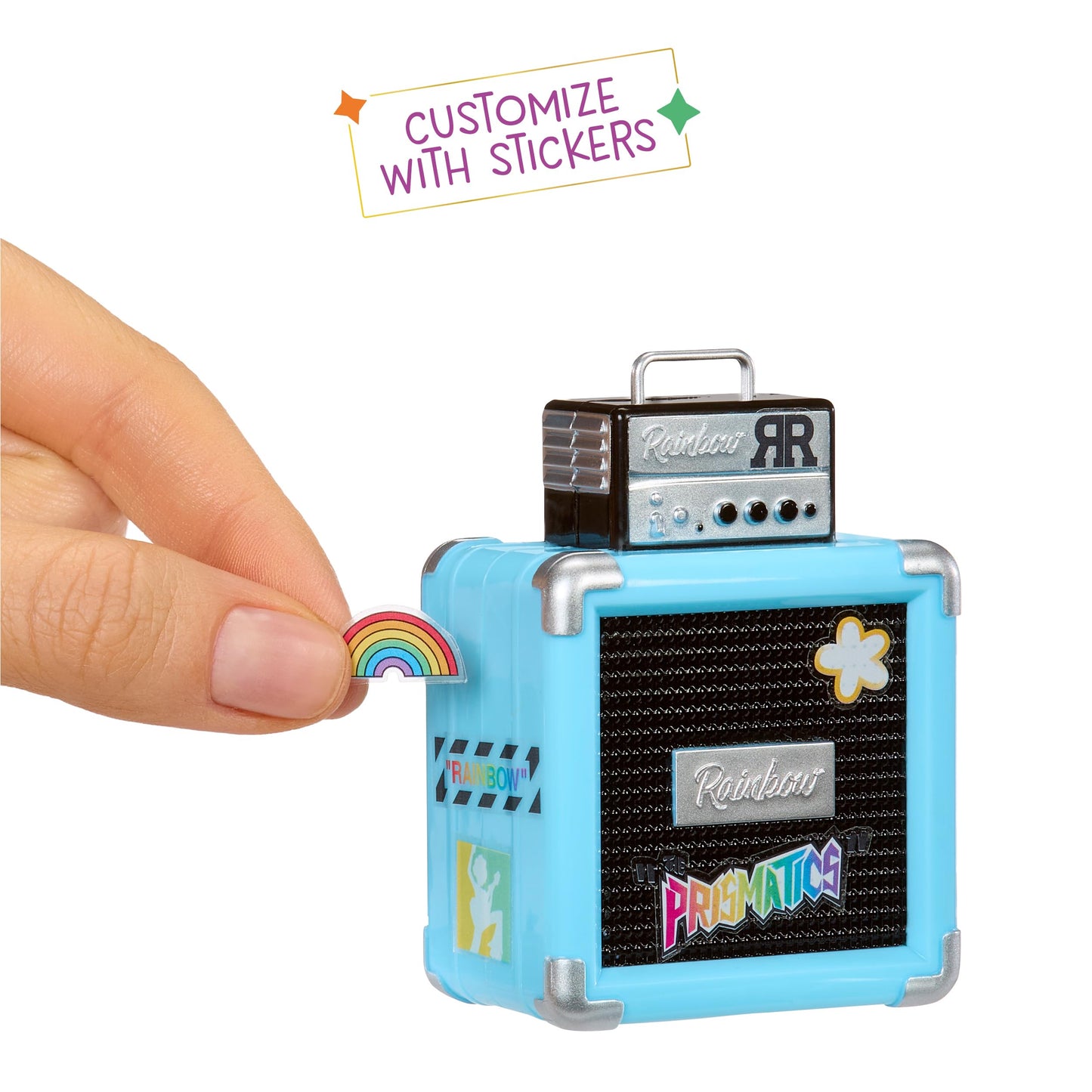 Rainbow High Jr High Rock Band Skyler – Blue 9” Doll with Microphone, Stand & Amp
