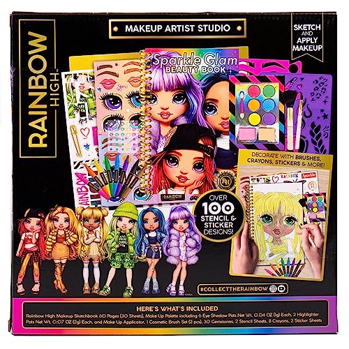 Rainbow High Makeup Artist Studio by Horizon Group USA – Create Colorful Looks & Sketch Makeovers