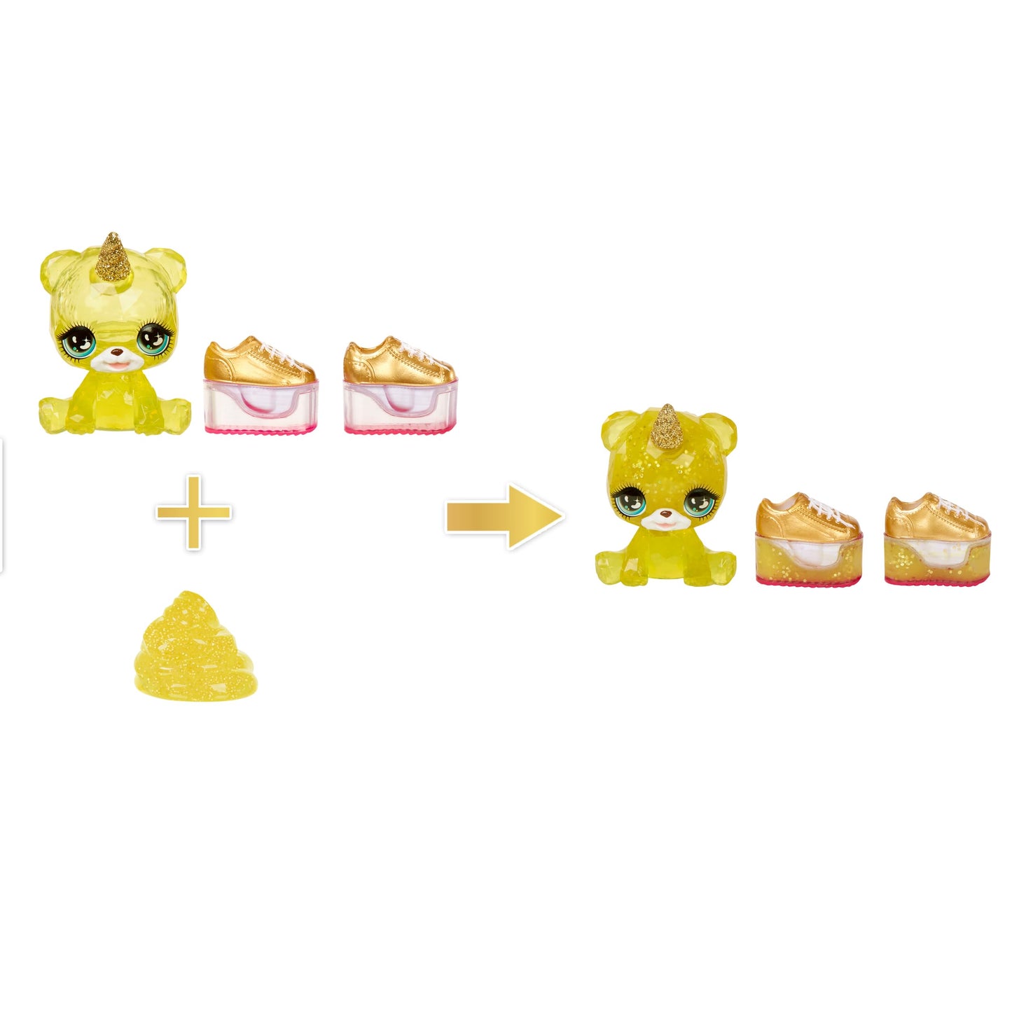 Rainbow High Sunny: Yellow Shimmer Doll with Slime Kit & Magical Pet | 11-Inch Posable Fashion Doll