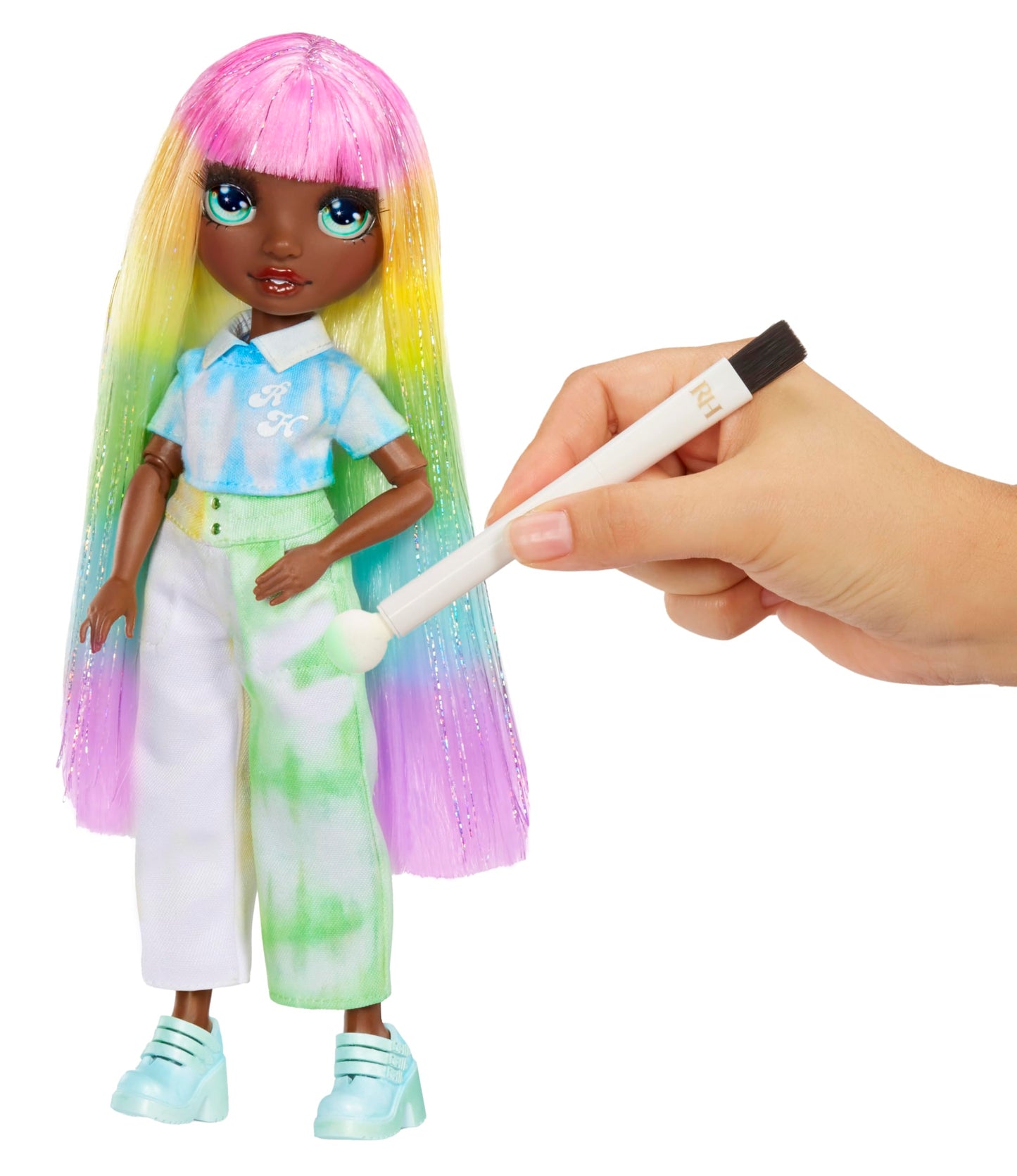 Rainbow High Watercolor & Create Fashion DIY Doll — Washable Watercolors + Tie-Dye Kit