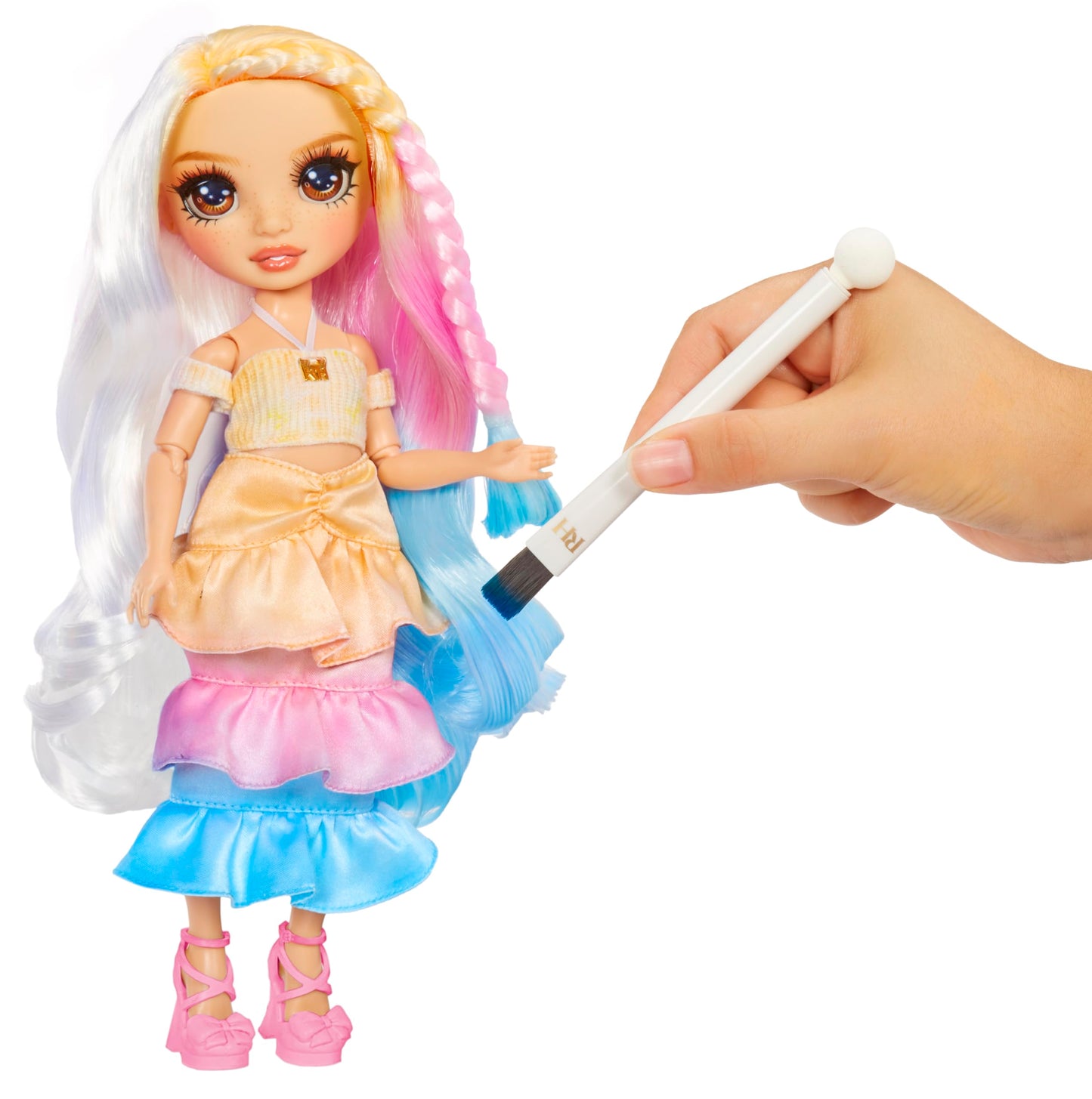 Rainbow High Watercolor & Create Fashion Doll with Tie-Dye Kit