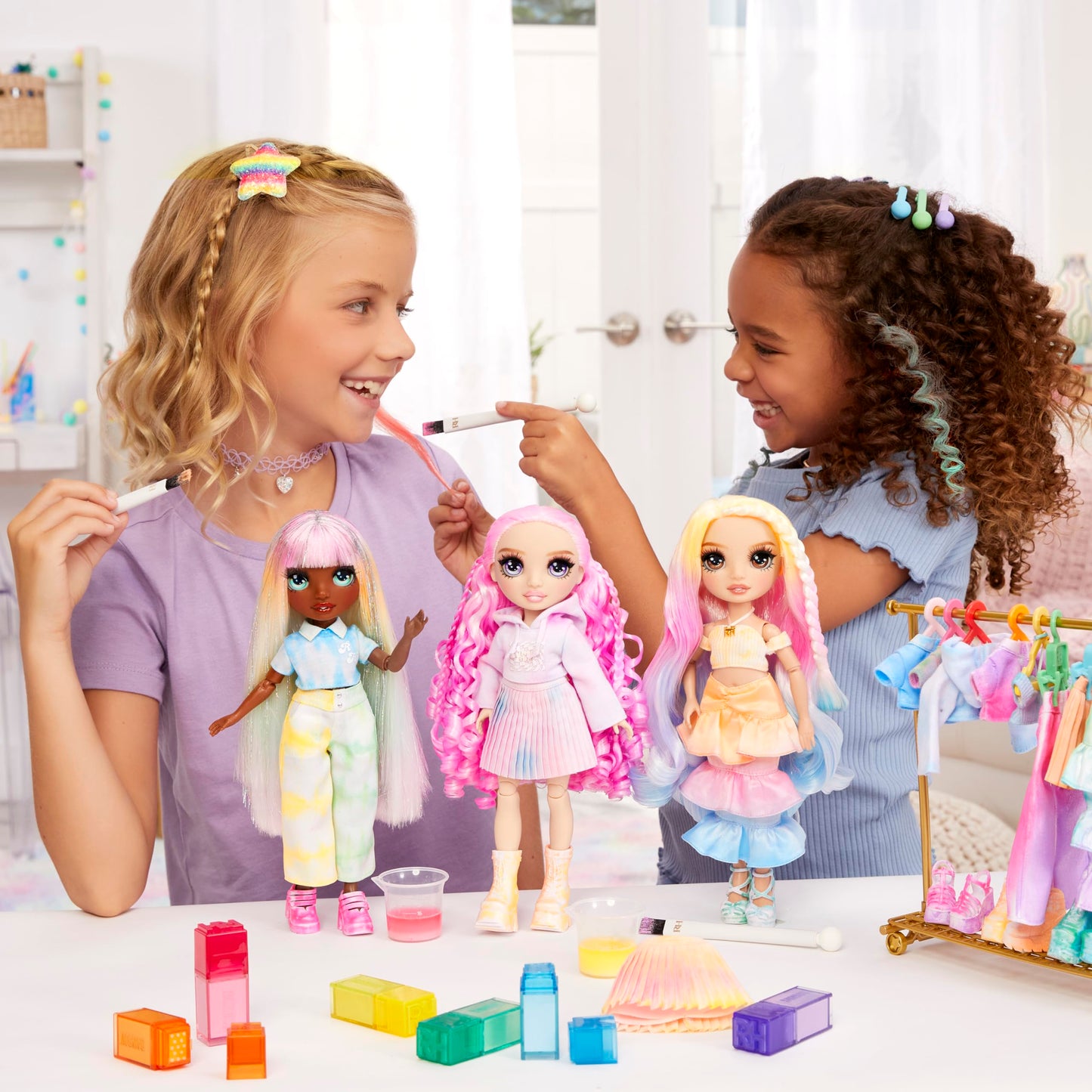 Rainbow High Watercolor & Create Fashion Doll with Tie-Dye Kit
