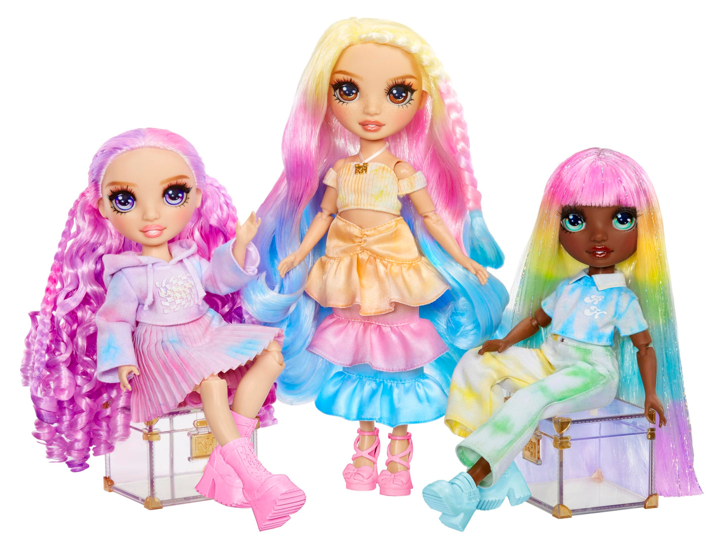 Rainbow High Watercolor & Create Fashion Doll with Tie-Dye Kit