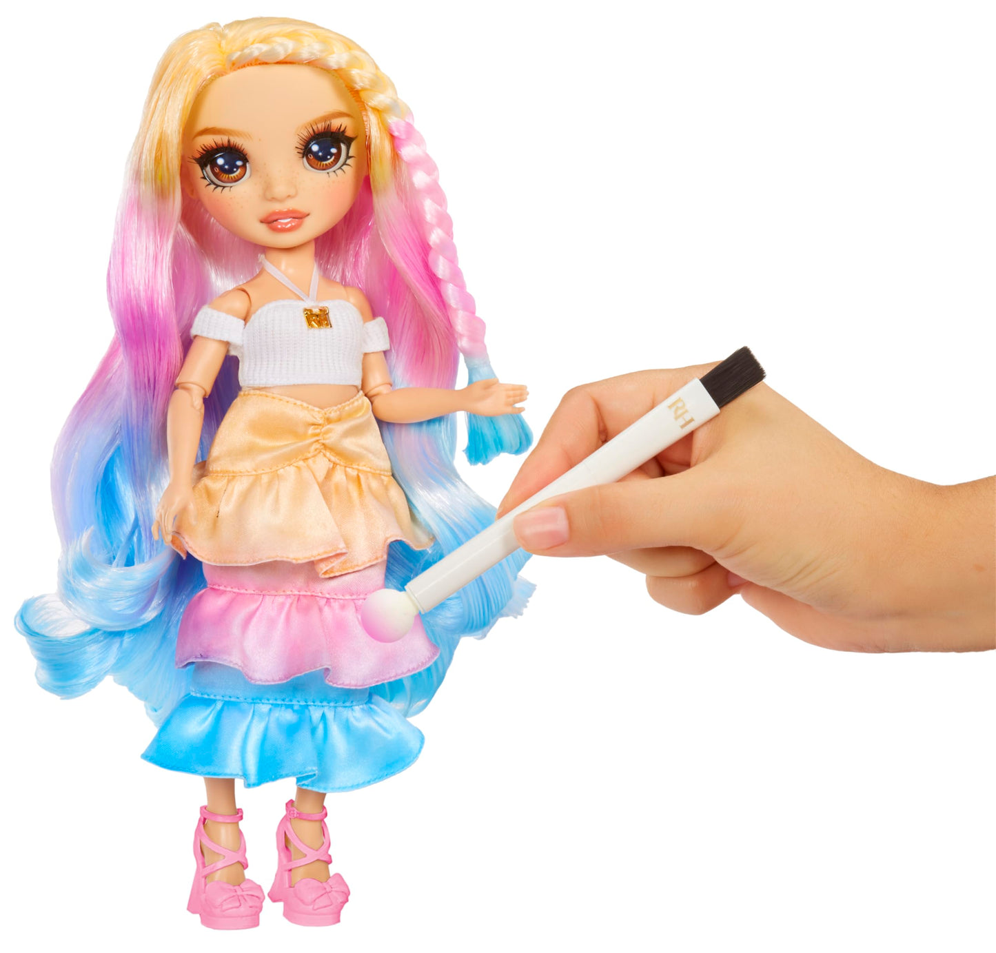Rainbow High Watercolor & Create Fashion Doll with Tie-Dye Kit