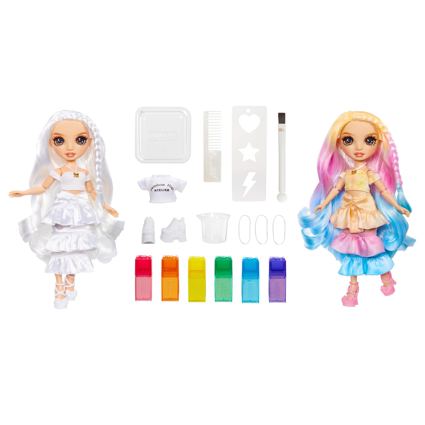 Rainbow High Watercolor & Create Fashion Doll with Tie-Dye Kit