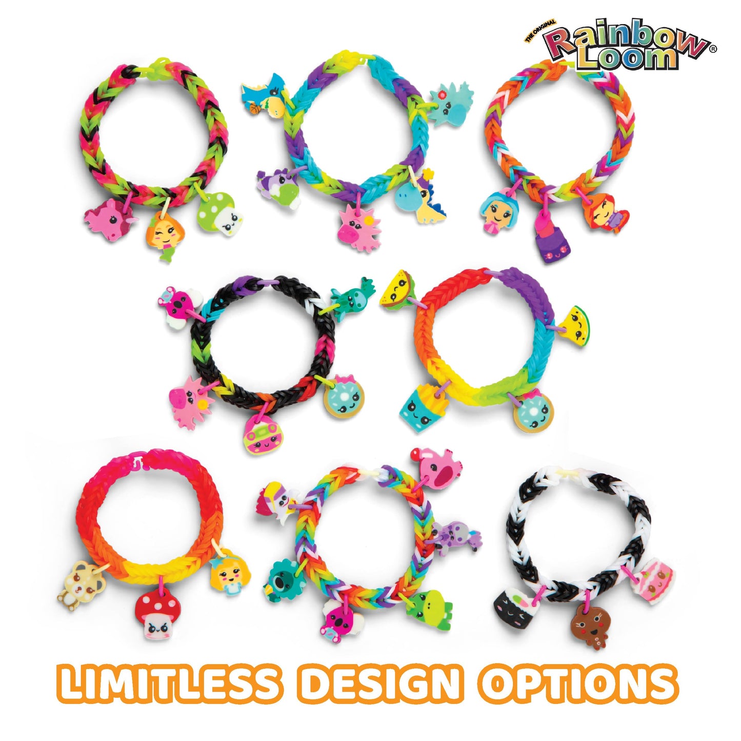 Rainbow Loom Loomi-Pals Mega Set: 5600 Bands, 60 Charms, Carrying Case