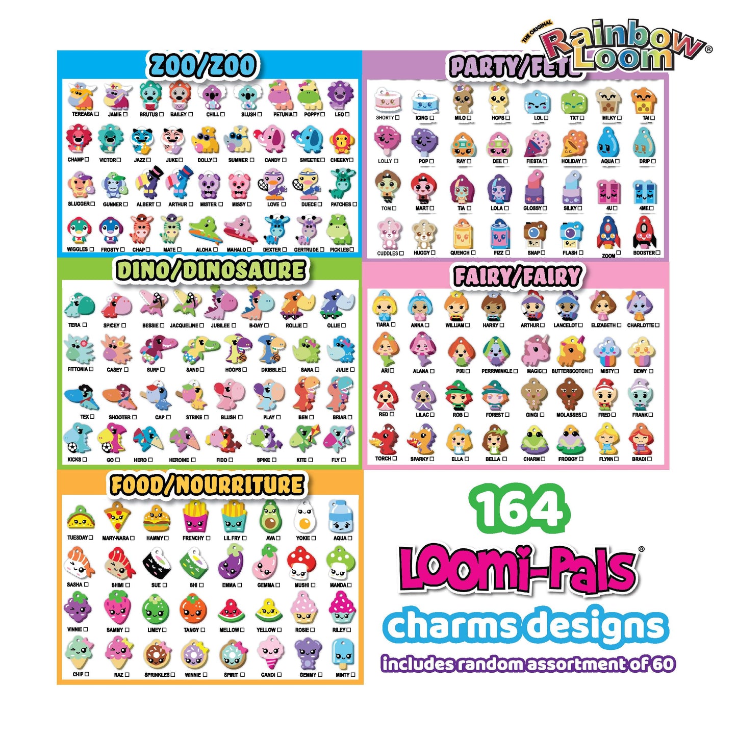 Rainbow Loom Loomi-Pals Mega Set: 5600 Bands, 60 Charms, Carrying Case
