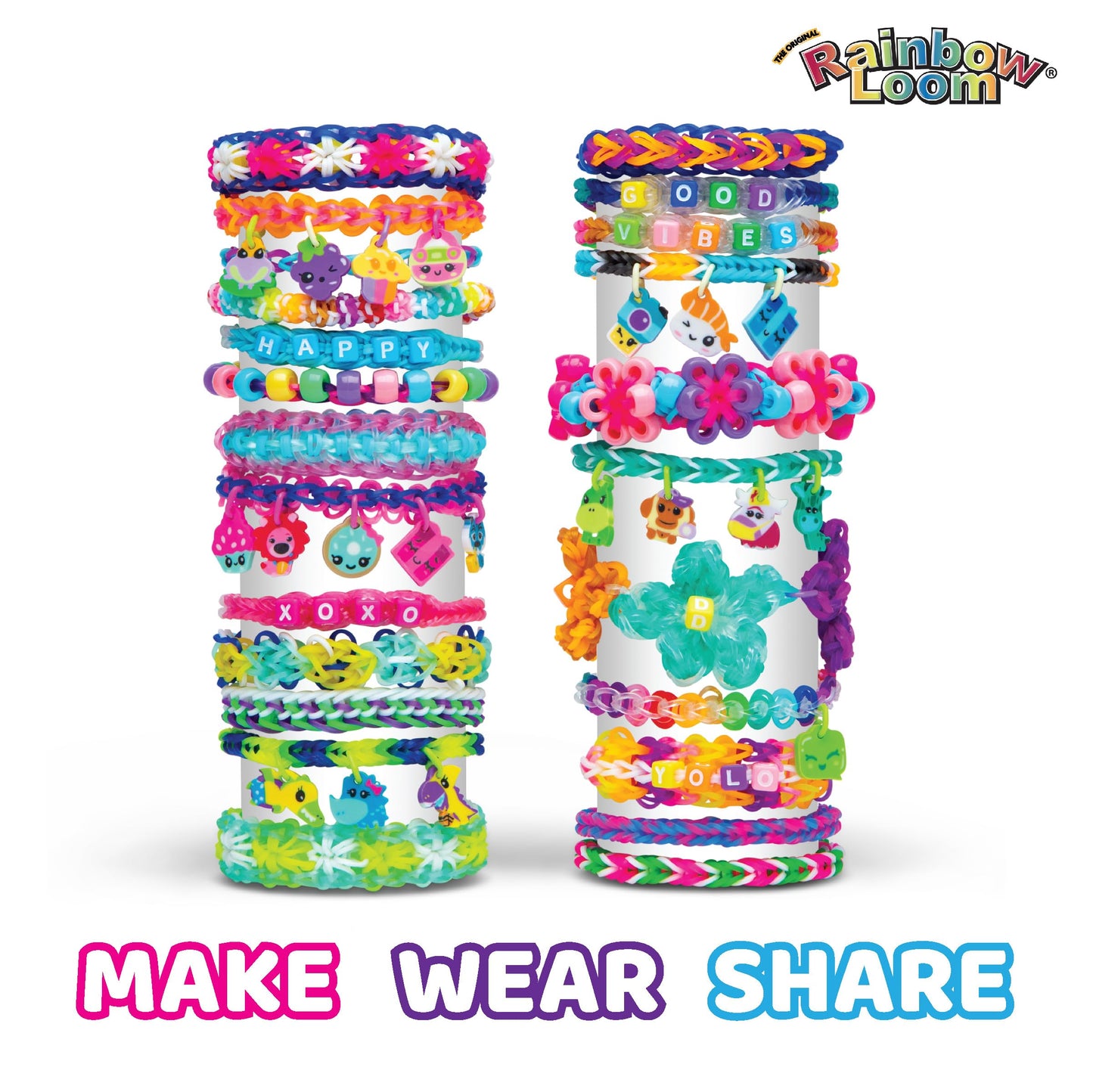 Rainbow Loom Loomi-Pals Mega Set: 5600 Bands, 60 Charms, Carrying Case