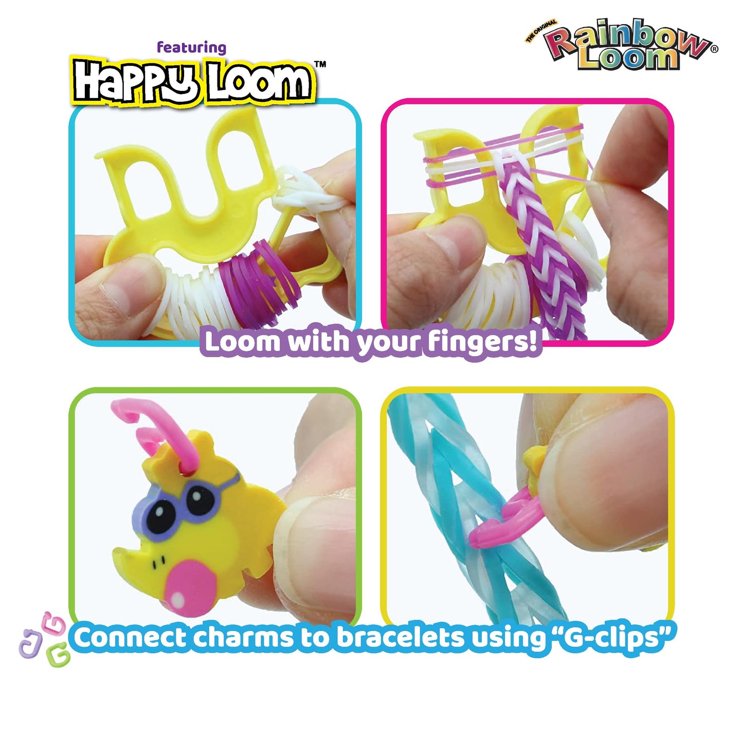 Rainbow Loom Loomi-Pals Mega Set: 5600 Bands, 60 Charms, Carrying Case