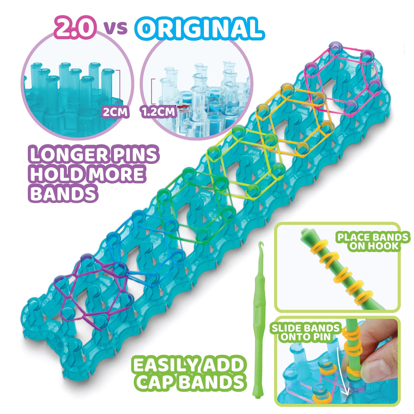 Rainbow Loom Loomi-Pals Mega Set: 5600 Bands, 60 Charms, Carrying Case