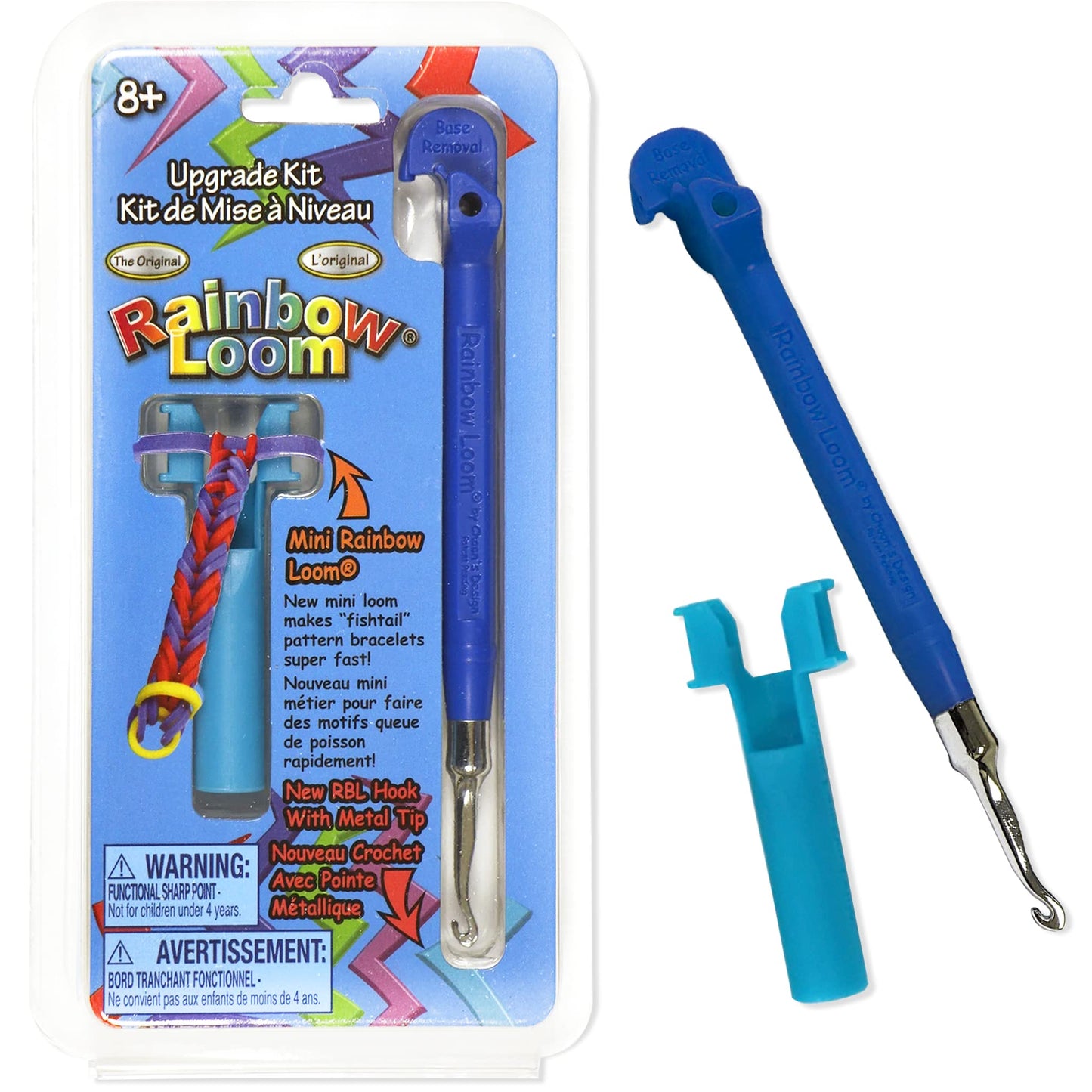 Rainbow Loom Upgrade Kit: Blue Metal Hook – Authentic Rainbow Loom