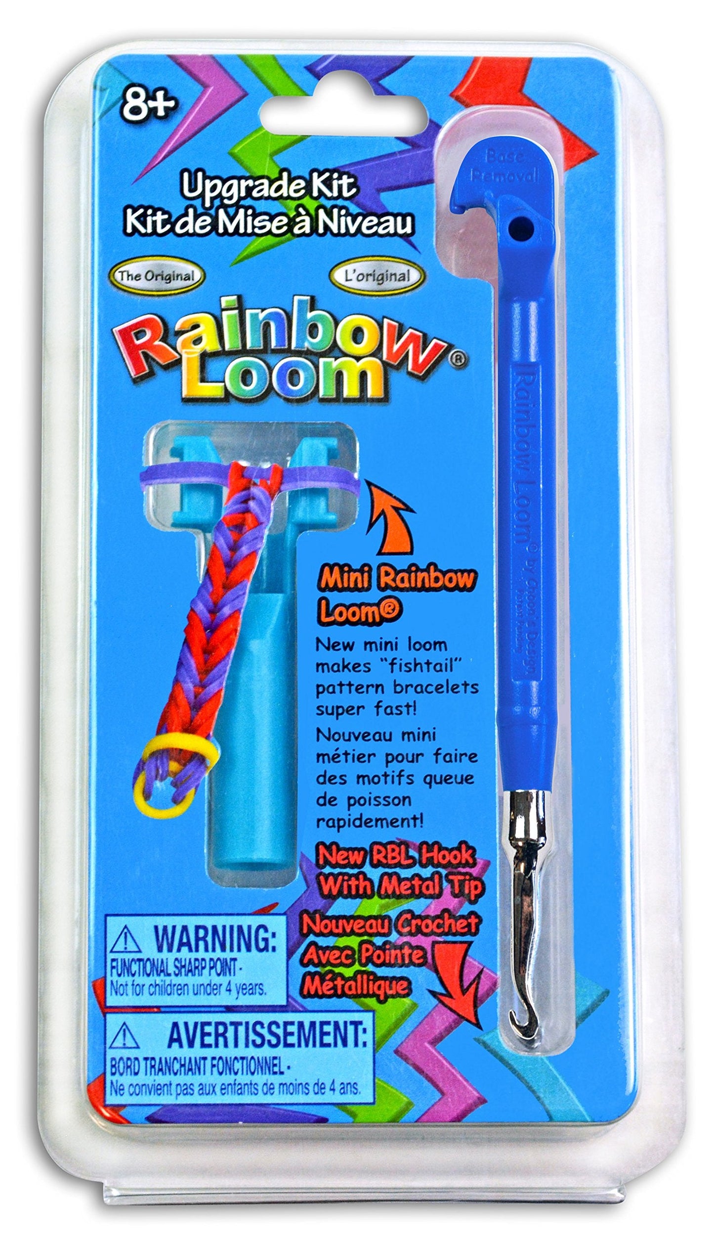 Rainbow Loom Upgrade Kit: Blue Metal Hook – Authentic Rainbow Loom