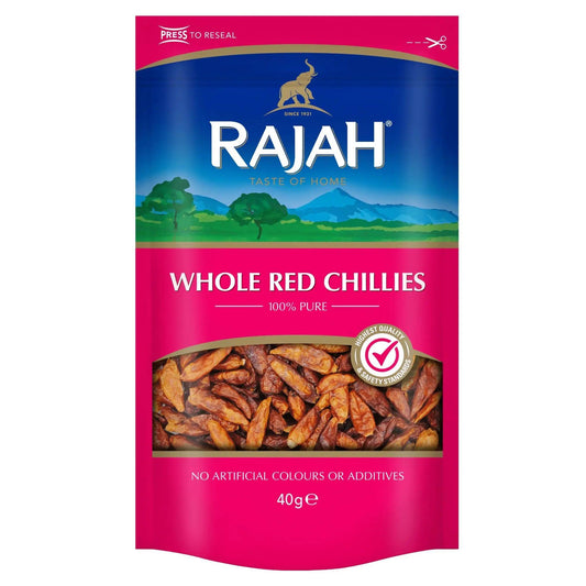 Rajah Whole Red Chillies 40g
