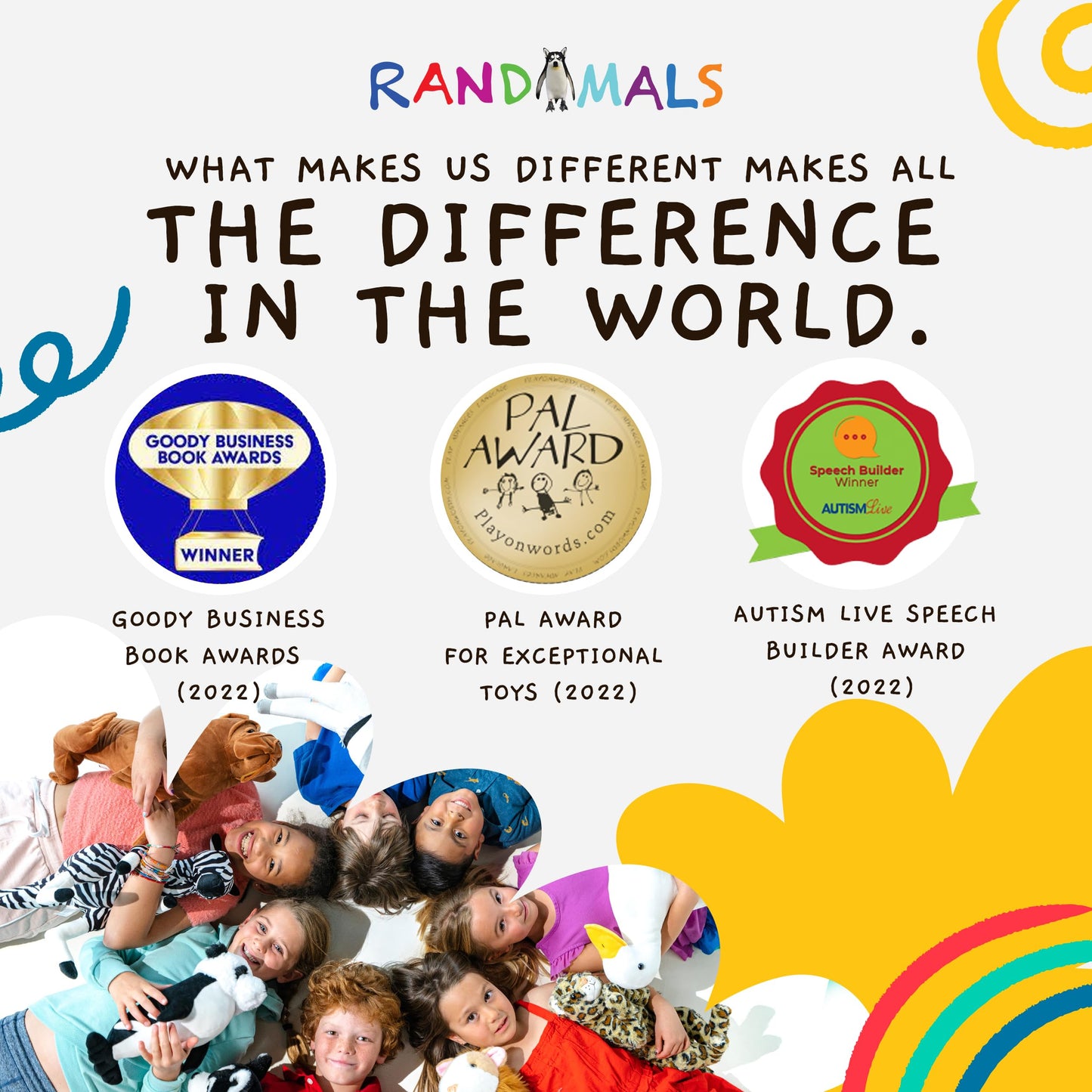 Randimals Bee & Tyrannosaurus Hybrid Plush Toy – Soft, Huggable Stuffed Animal for Kids