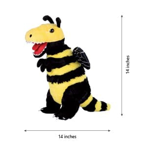 Randimals Bee & Tyrannosaurus Hybrid Plush Toy – Soft, Huggable Stuffed Animal for Kids