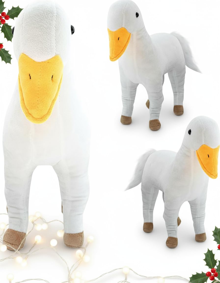 Randimals Horse & Duck Hybrid Plush Toy - Soft, Huggable Mixed-Animal Stuffed Animals for Kids