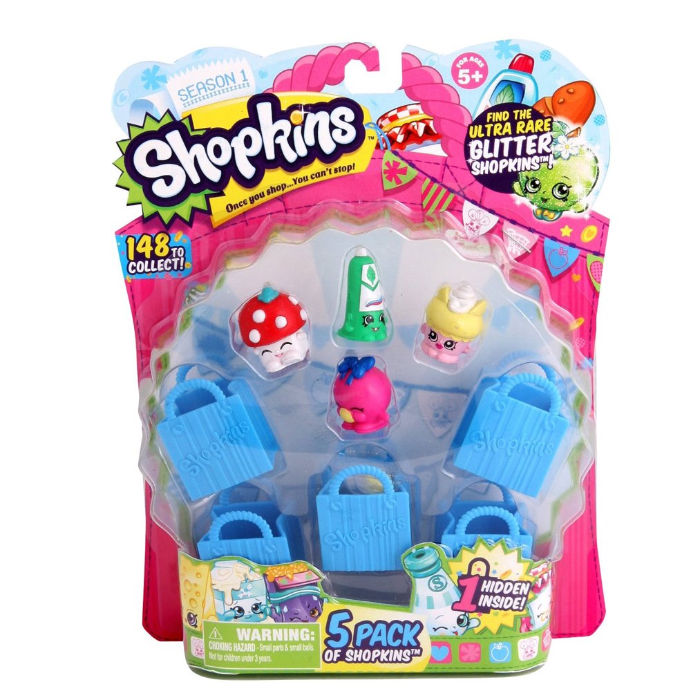 RANGS JAPAN Shopkins Toy 5-Pack – Collectible Characters