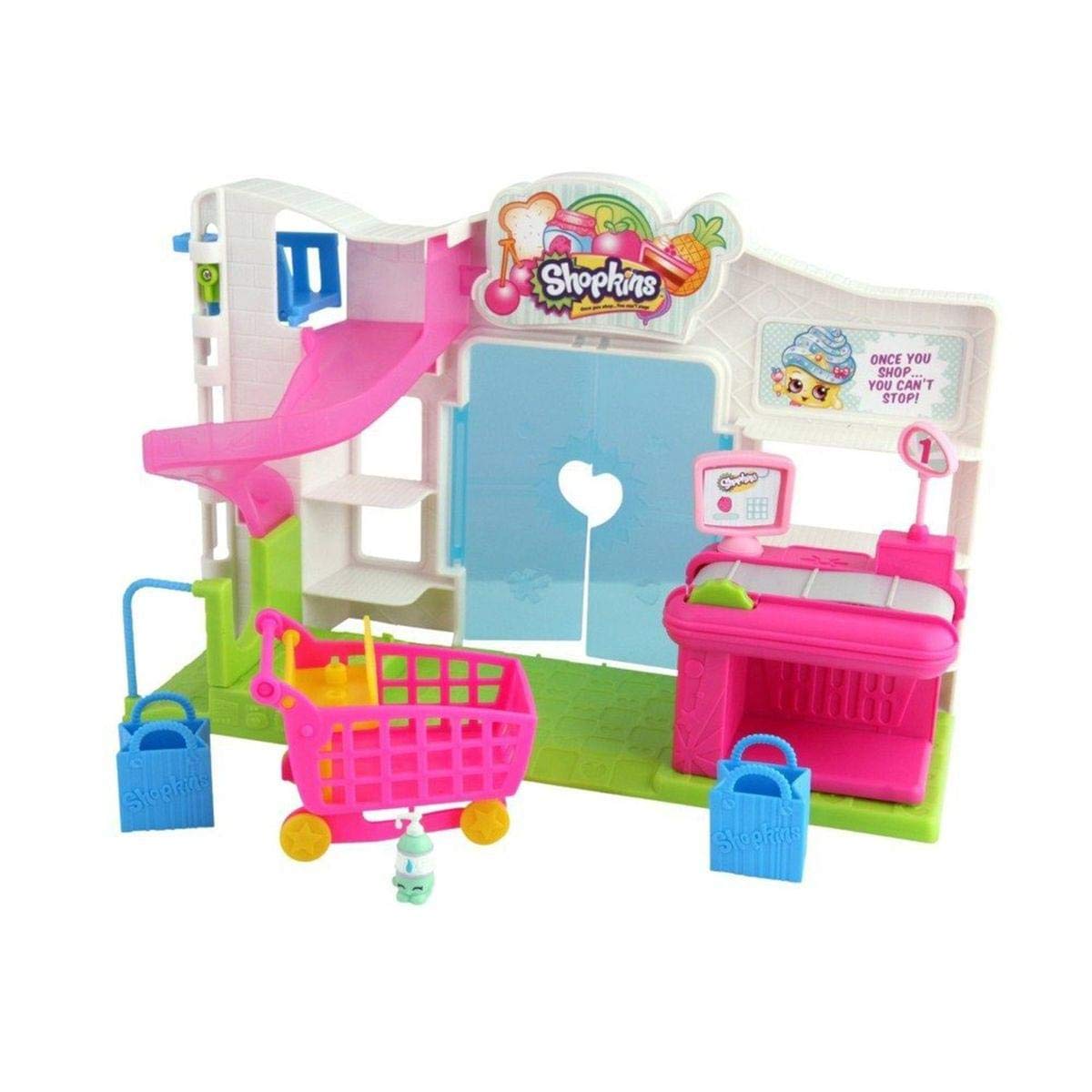 RANGS JAPAN Shopkins Supermarket Playset - Mini Shopping World