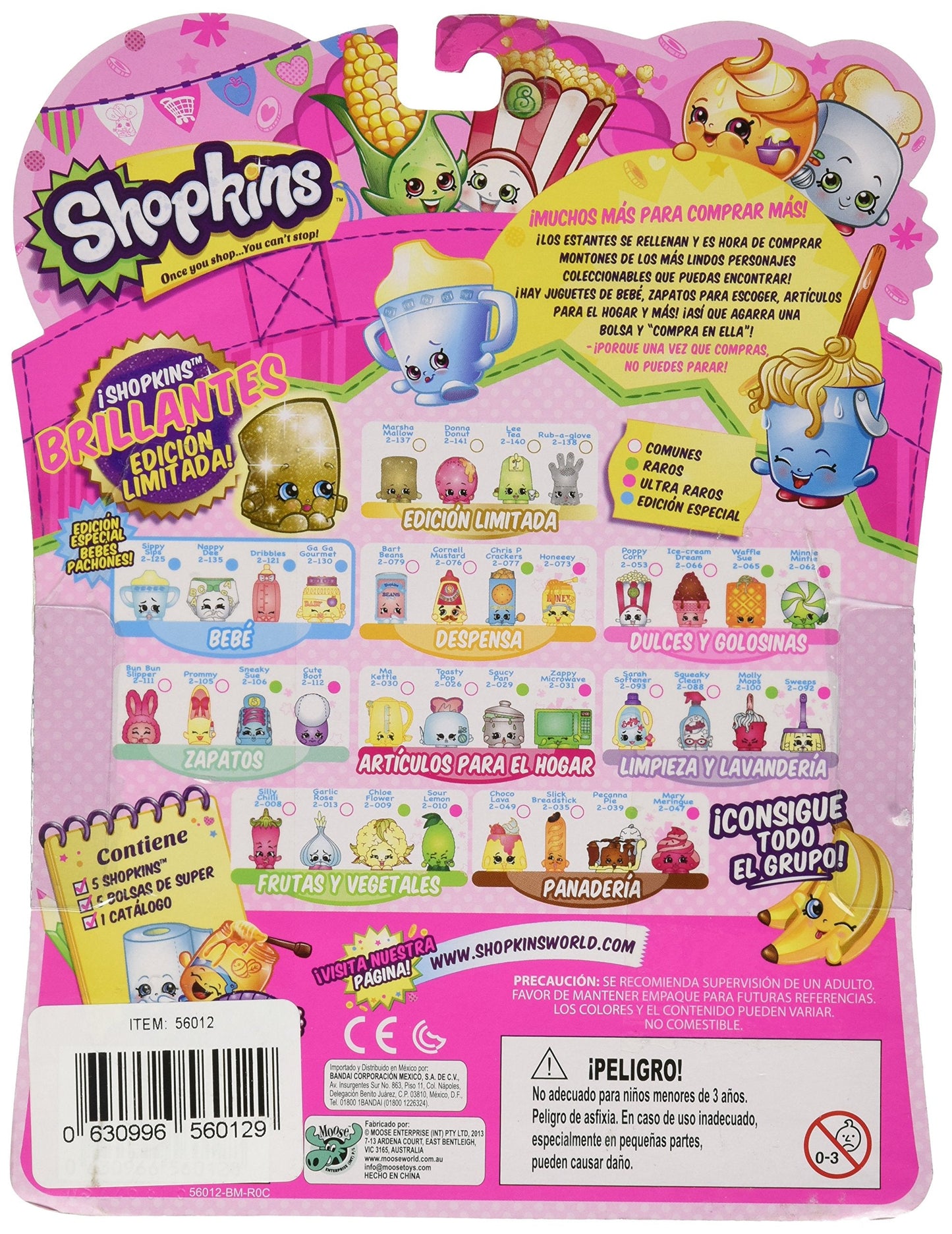 RANGS JAPAN Shopkins Season 2 5-Pack – Styles Vary