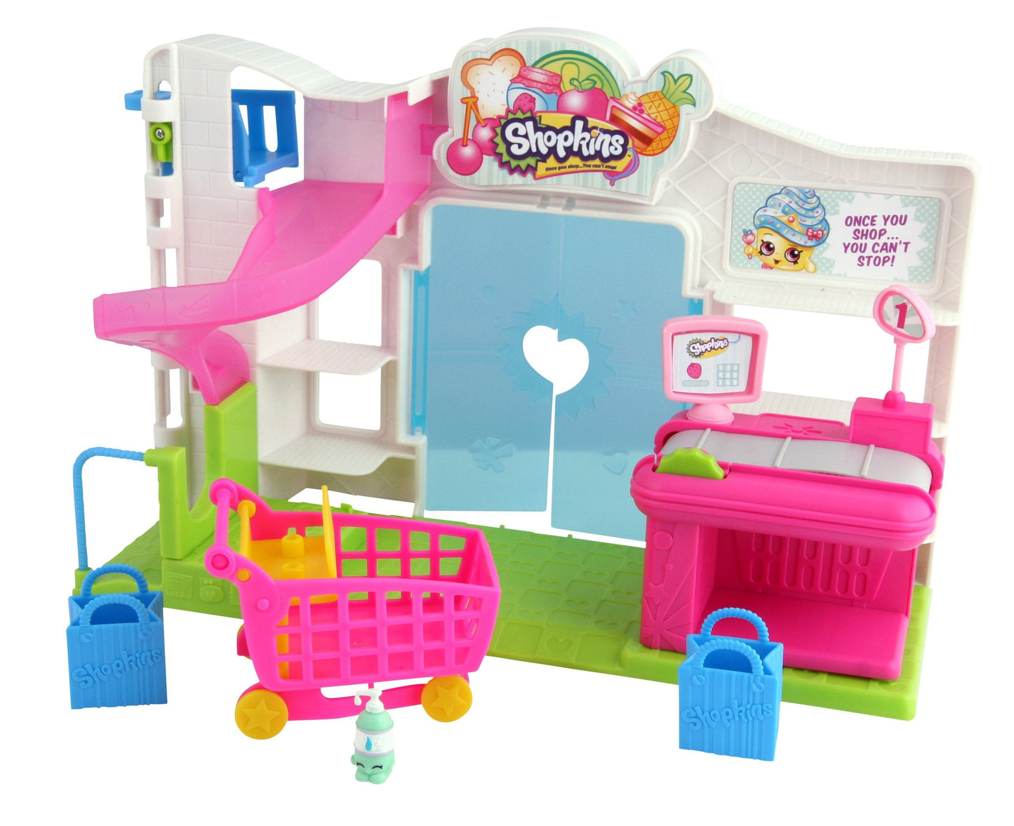 RANGS JAPAN Shopkins Supermarket Playset - Mini Shopping World