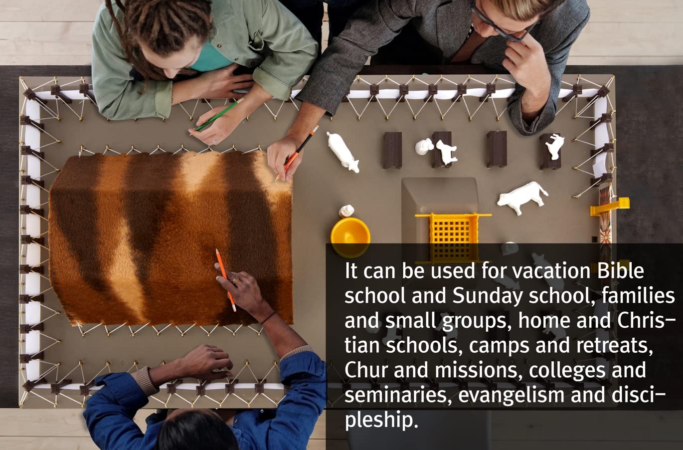 RaoNEE The Tabernacle Model Kit 1:90 Scale – Educational Bible Model (328 Pieces)