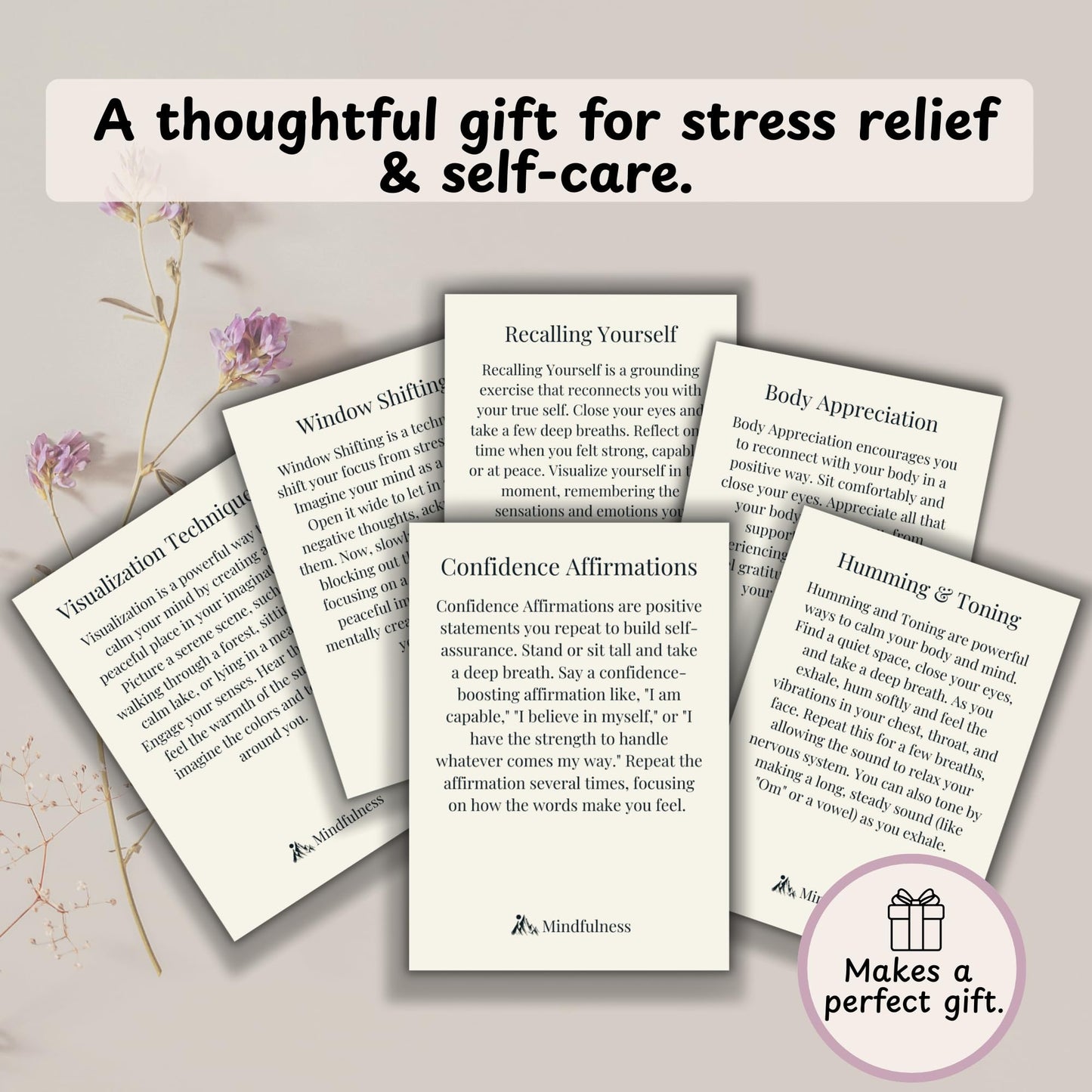Raptor Studio Somatic Therapy Cards — Grounding, Mindfulness & Stress Relief