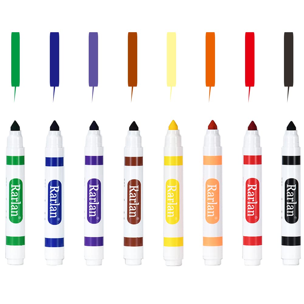 Rarlan Washable Markers Bulk – 160 Count, 8 Colors, Classroom Pack