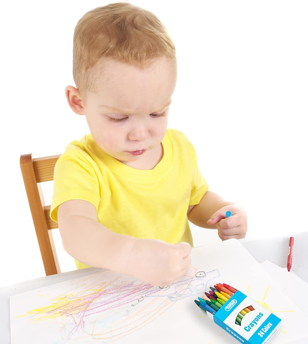 Rarlan Crayons Bulk – 720 Count (30 Packs x 24 Colors) Non-Toxic