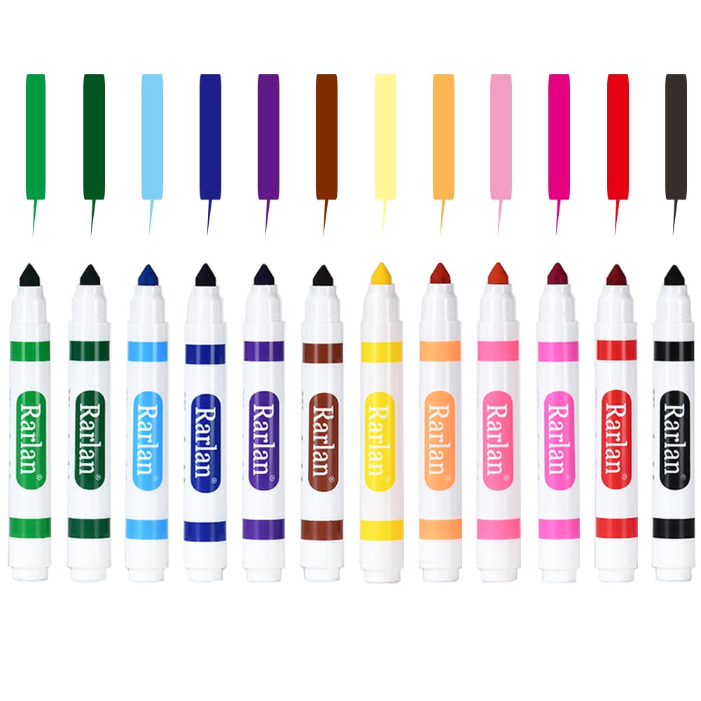 Rarlan Washable Markers Bulk Pack – 240 Count, 12 Colors for School & Crafts