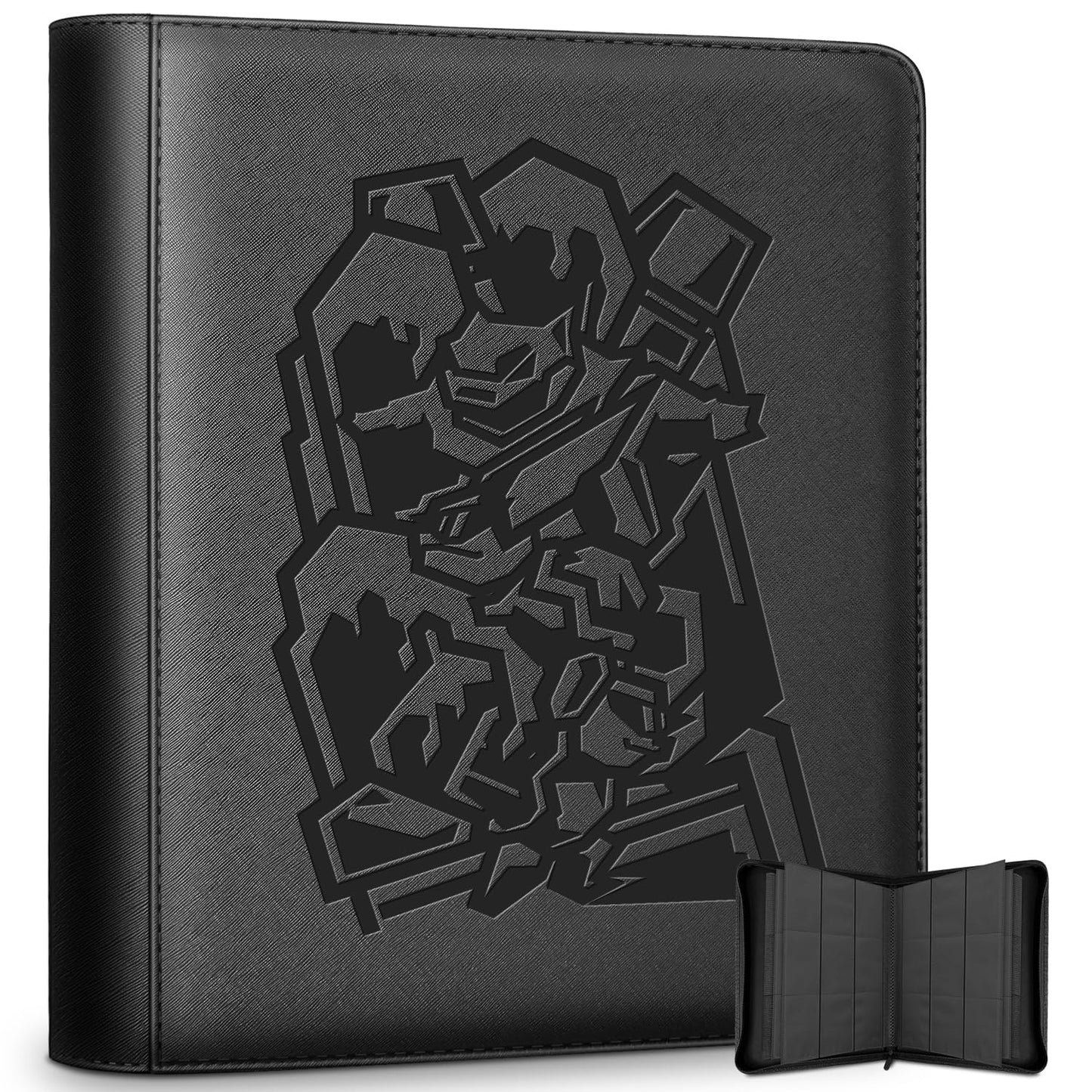Ravaver Toploader Binder – Oversized 9-Pocket 252-Sleeve Trading Card Holder (3x4 Toploader) – Turtle Edition