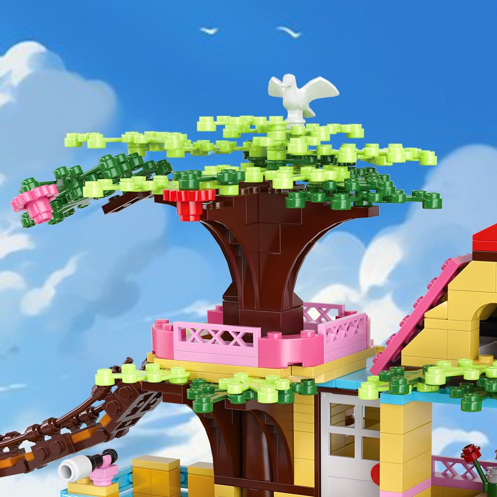RAVAYO Creative Tree Building Set, 958pcs – Mini Brick Toy for Kids Aged 10-14