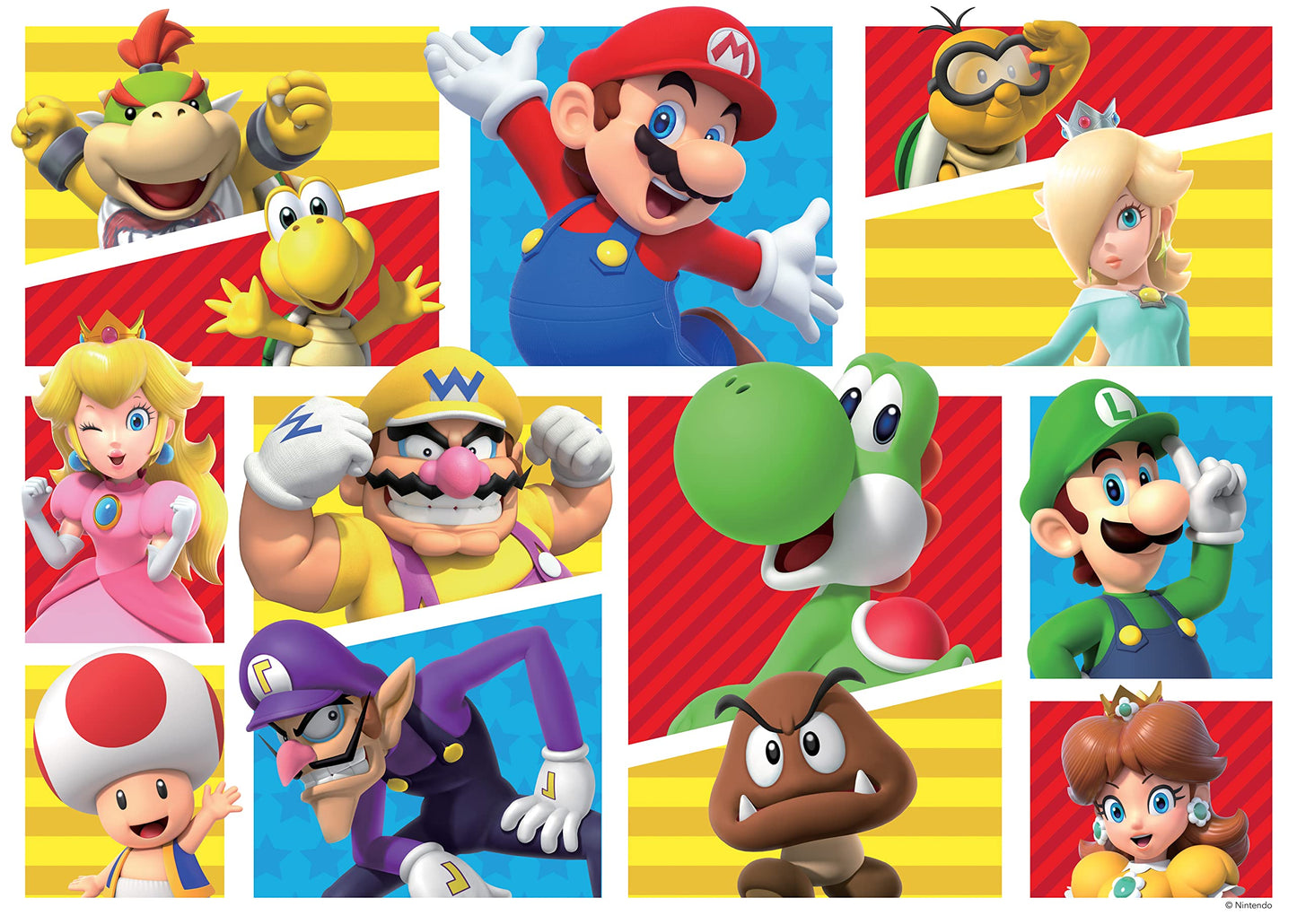 Ravensburger Super Mario Giant Puzzle – 125 Pieces, 70x50 cm | Gift Idea for Kids 6+