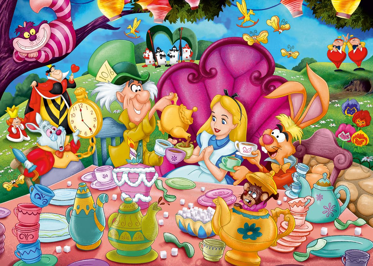 Ravensburger Alice in Wonderland 1000-Piece Puzzle | FSC-Certified & Engaging Artwork