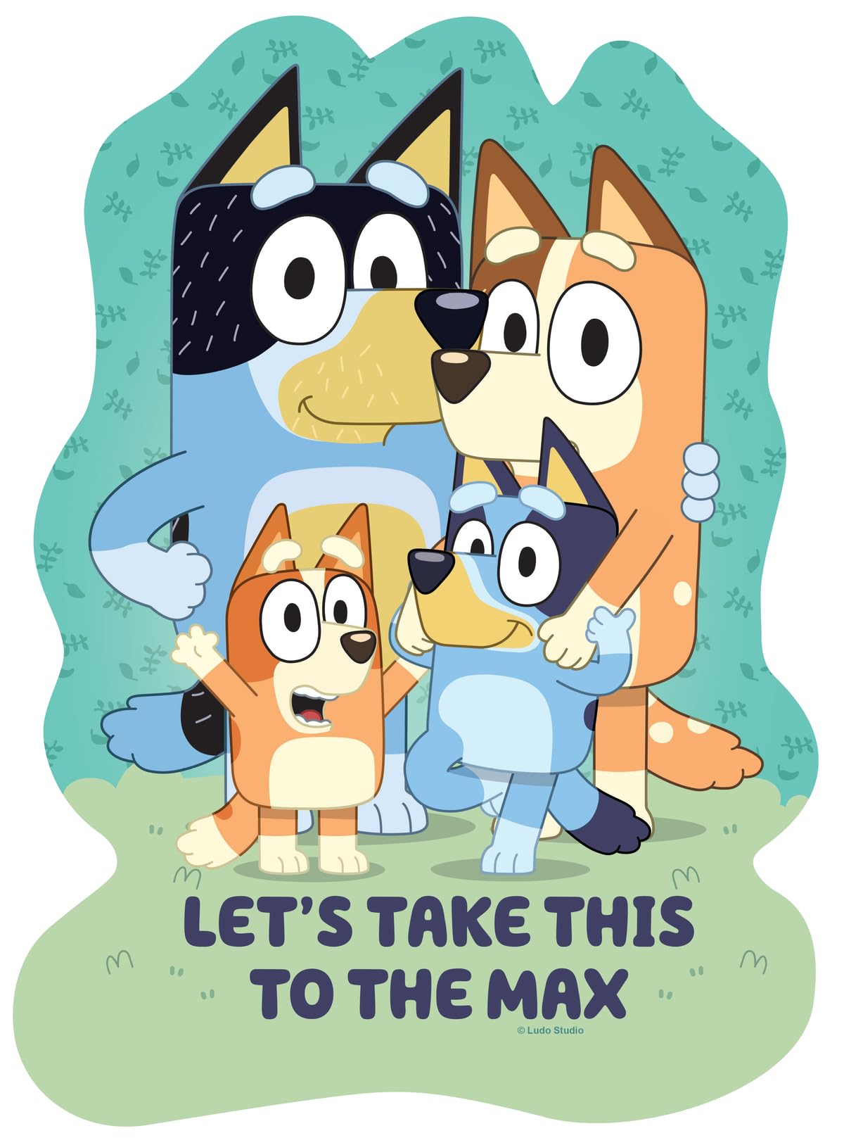 Ravensburger Bluey Puzzles - 4 Large Shaped Jigsaws (10, 12, 14, 16 pcs) for Kids 3+