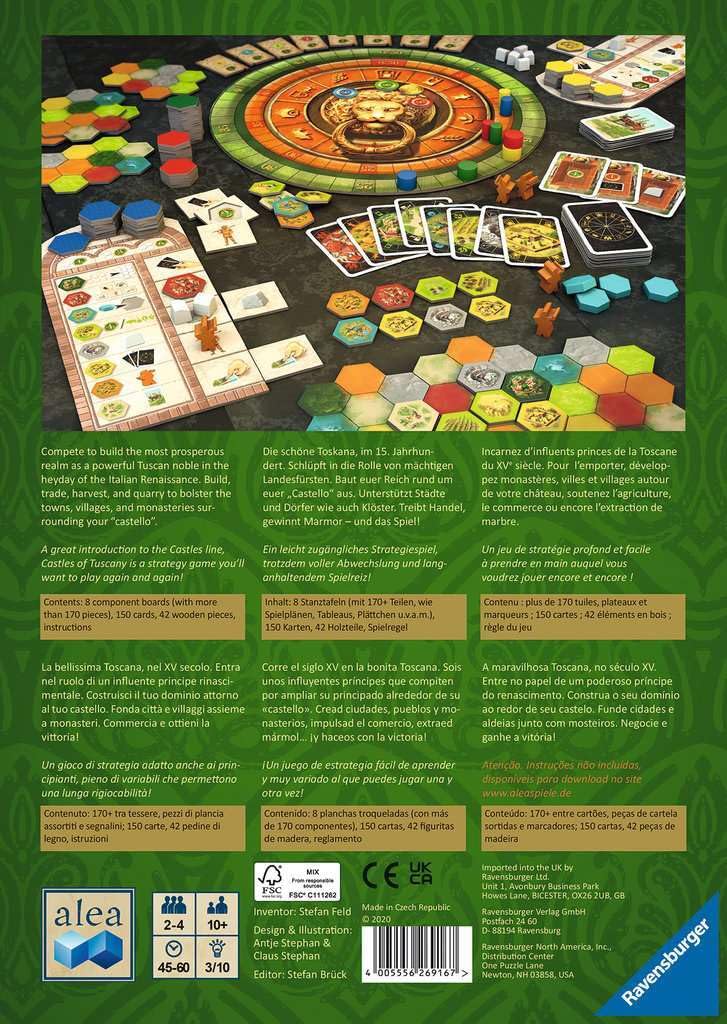 Ravensburger Castles of Tuscany – Strategy Game for Ages 12 and Up