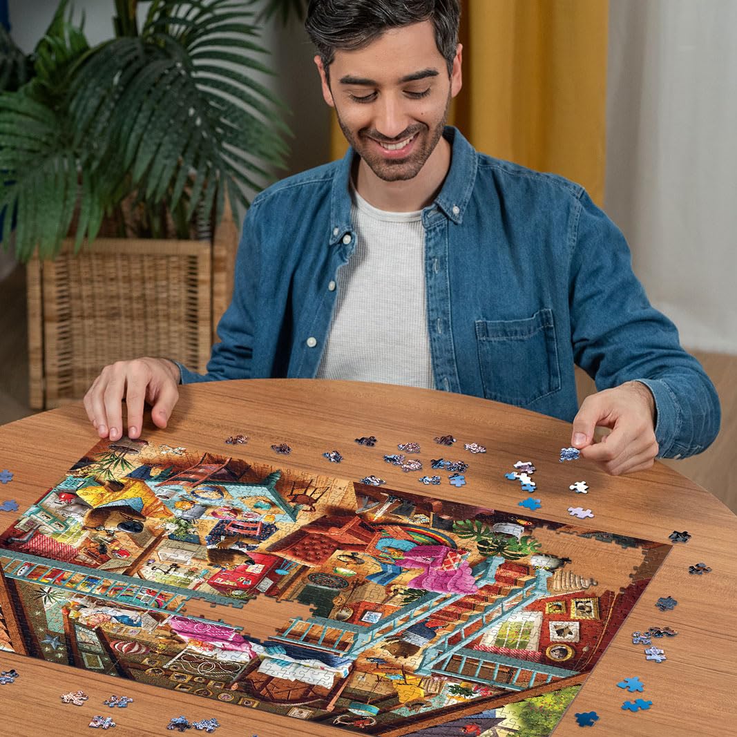Ravensburger Dean MacAdam Goldilocks Gets Caught! 1000-Piece Puzzle – Made in Germany