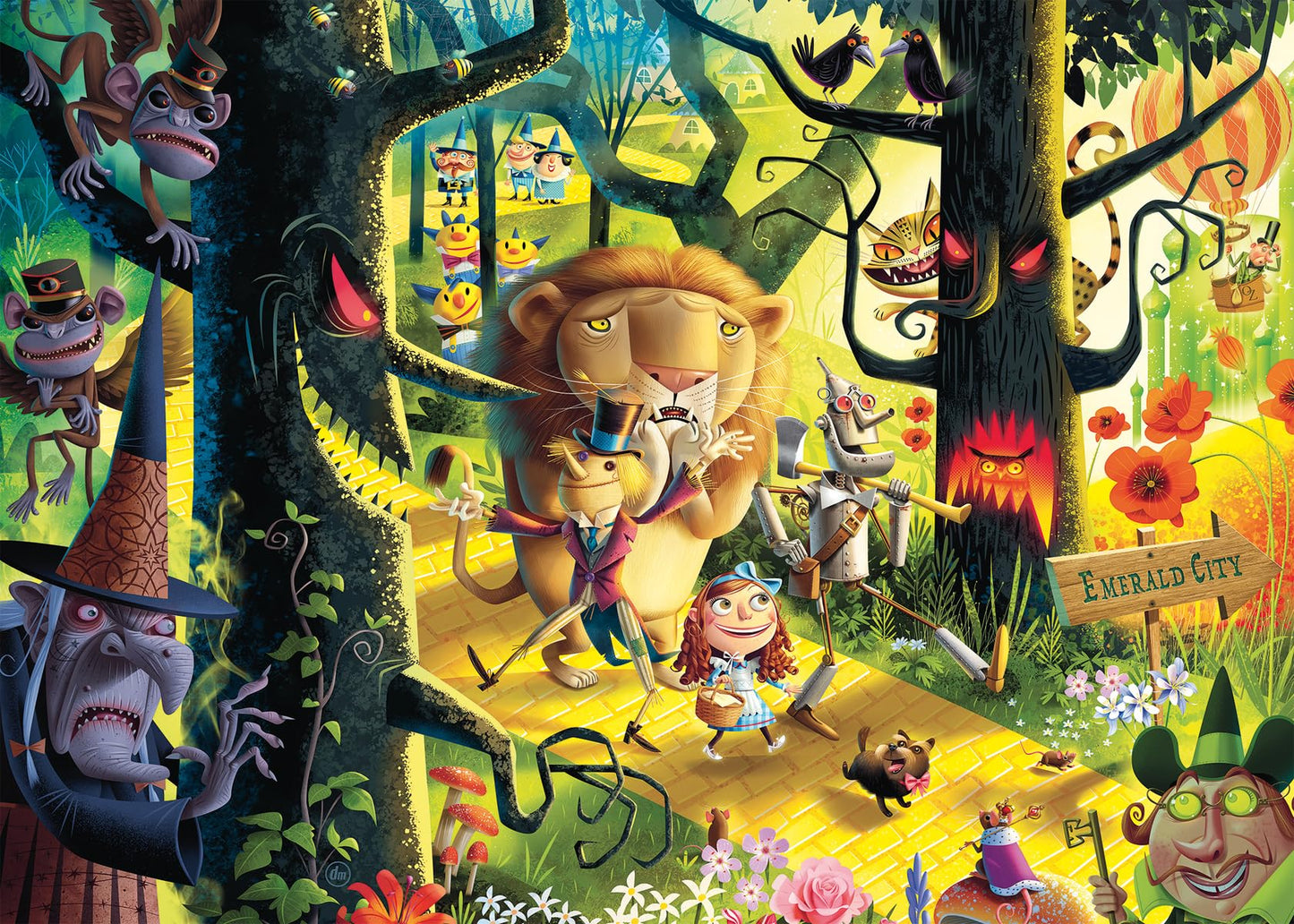 Ravensburger Dean MacAdam Lions & Tigers & Bears Oh My! 1000-Piece Puzzle for Adults – German Craft, Perfect Interlock