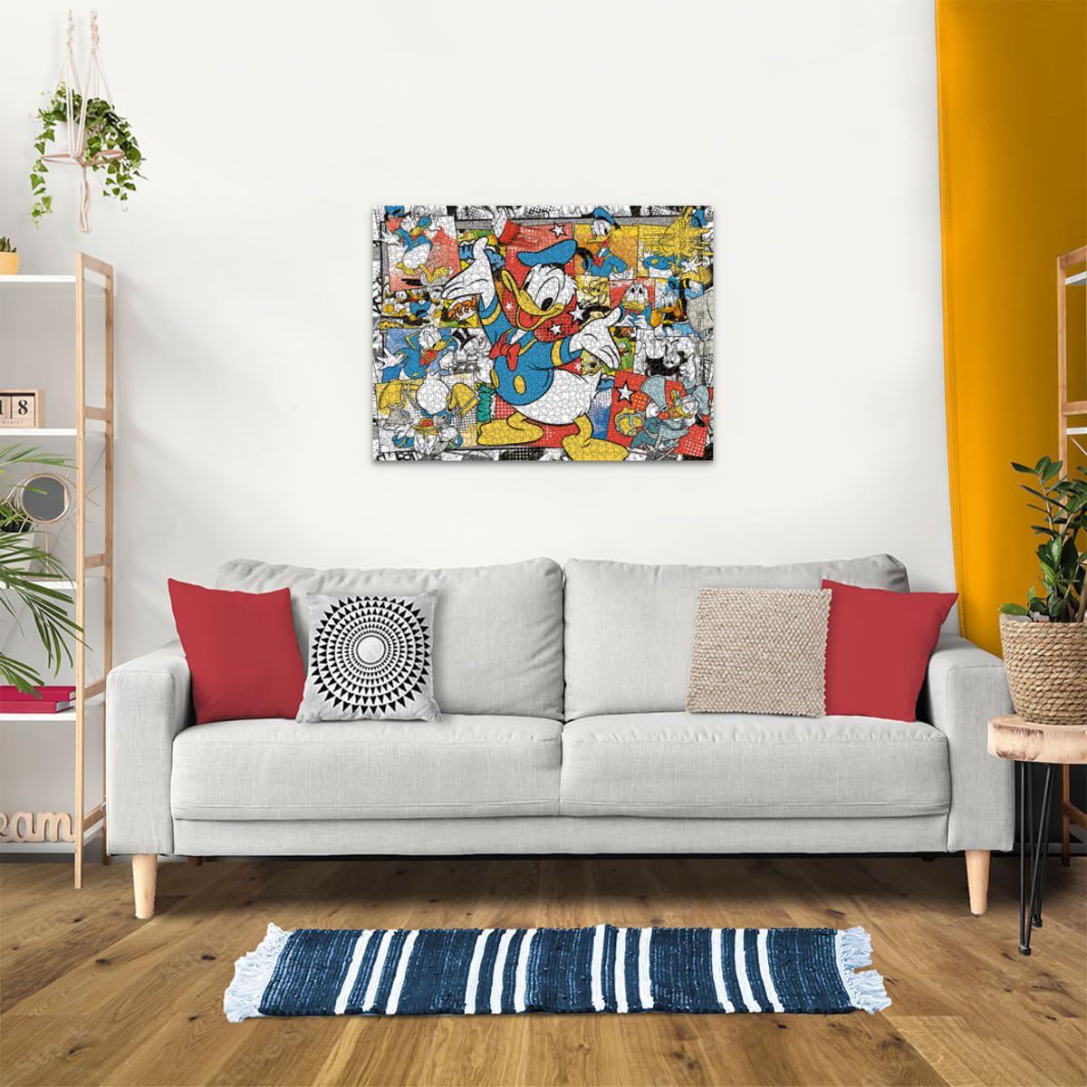 Ravensburger Donald Duck 1500-Piece Jigsaw Puzzle | Classic Cartoon Challenge | Durable Blueboard