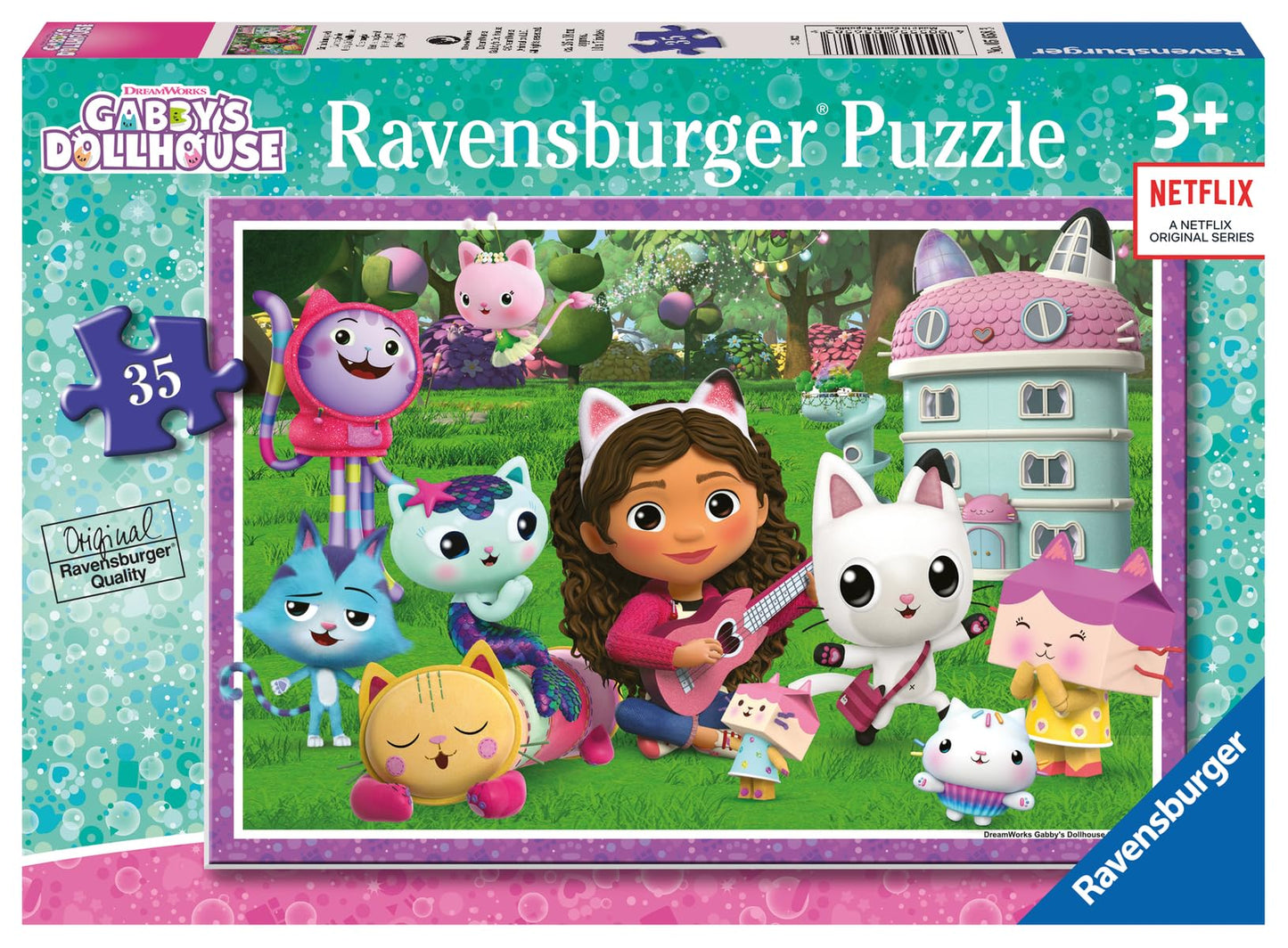 Ravensburger Gabby’s Dollhouse 35-Piece Puzzle for Kids | Screen-Free Fun to Boost Focus