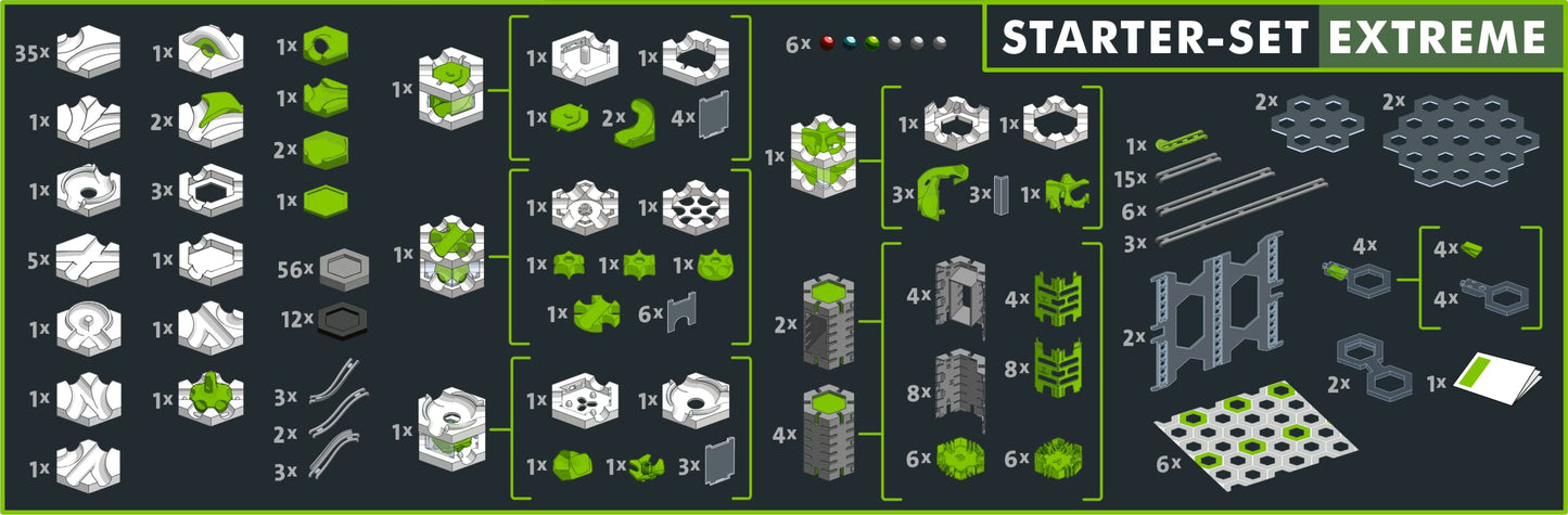 GraviTrax PRO: Extreme Set by Ravensburger – Modular Marble Run for STEM Play