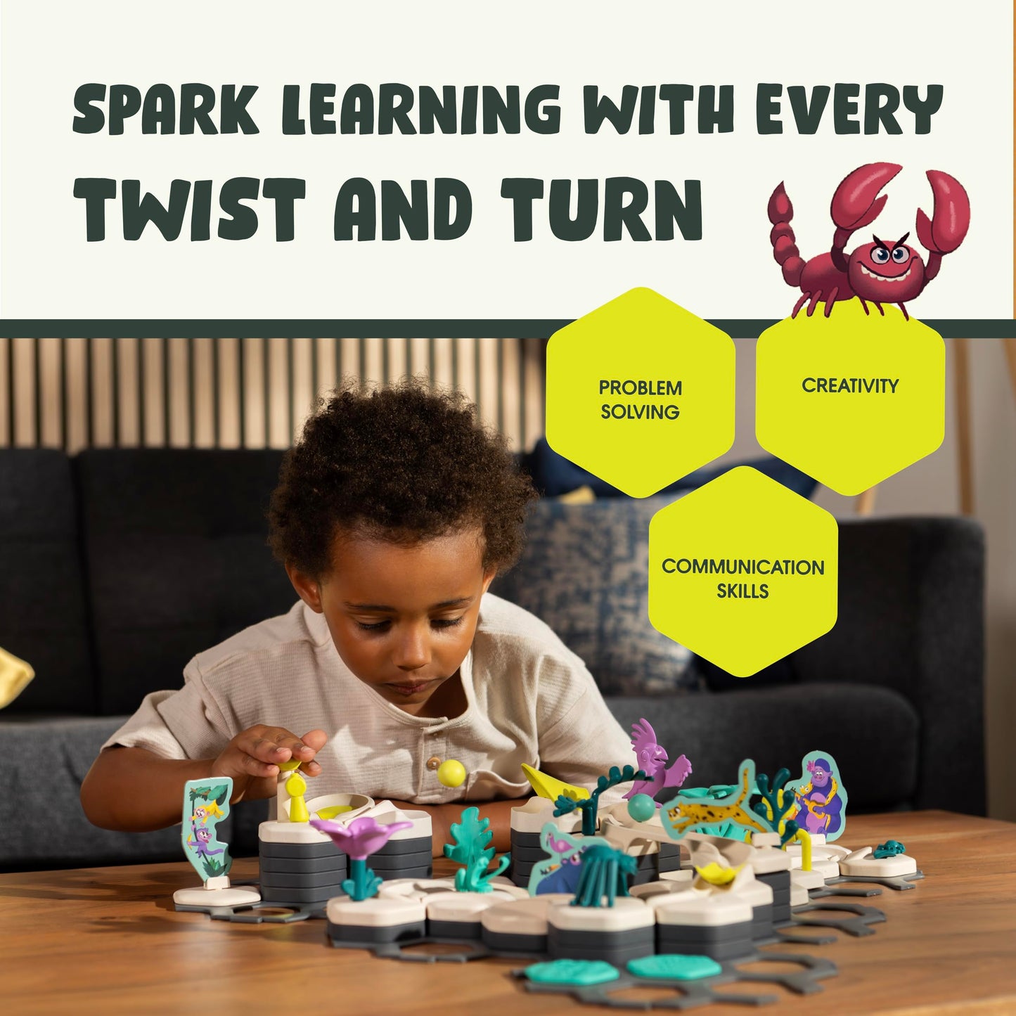 Ravensburger GraviTrax Junior Starter Set XXL - My Planet - STEM-Ready Marble Run for Ages 3+
