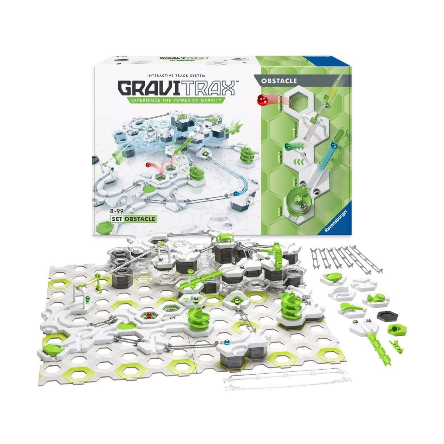 Ravensburger GraviTrax Obstacle Course Set – STEM Marble Run & Gravity-Powered Tracks