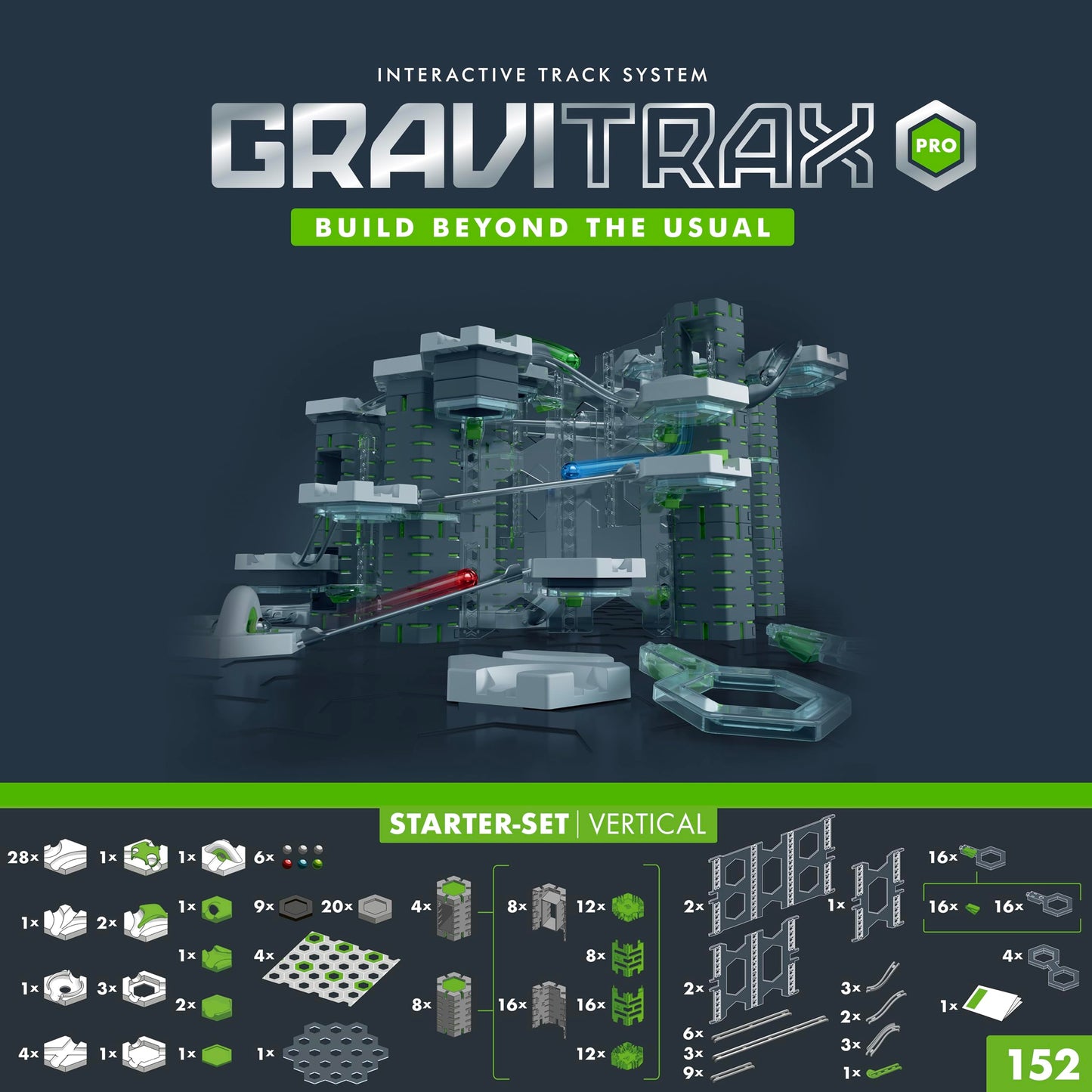 Ravensburger GraviTrax PRO Starter Set — Gravity & Magnetic Marble Game | STEM Toy (MESH Accredited)