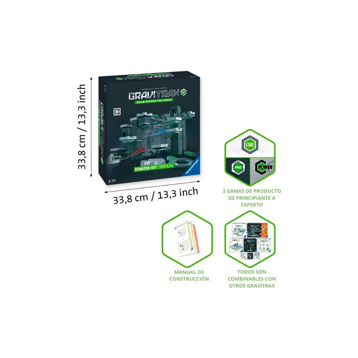 Ravensburger GraviTrax PRO Starter Set — Gravity & Magnetic Marble Game | STEM Toy (MESH Accredited)